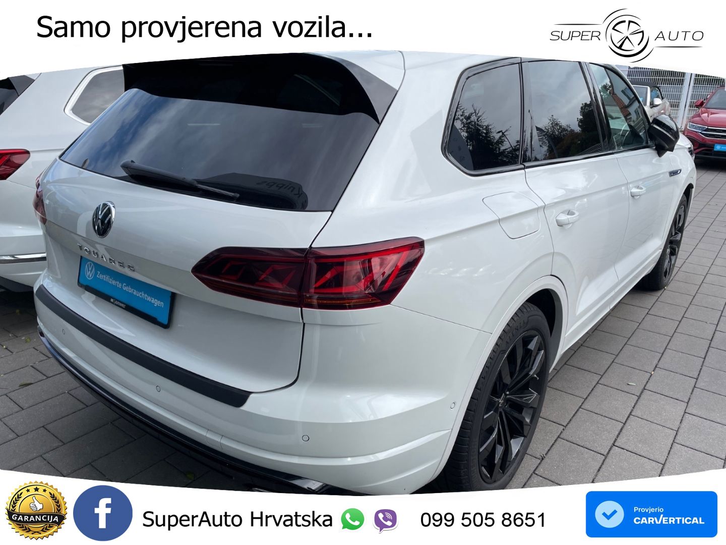 Volkswagen Touareg 3.0 V6 TDI (286 KS) 4MOTION Tiptronic R-Line ZRAČNI+ACC+4xGR SJED+KAM