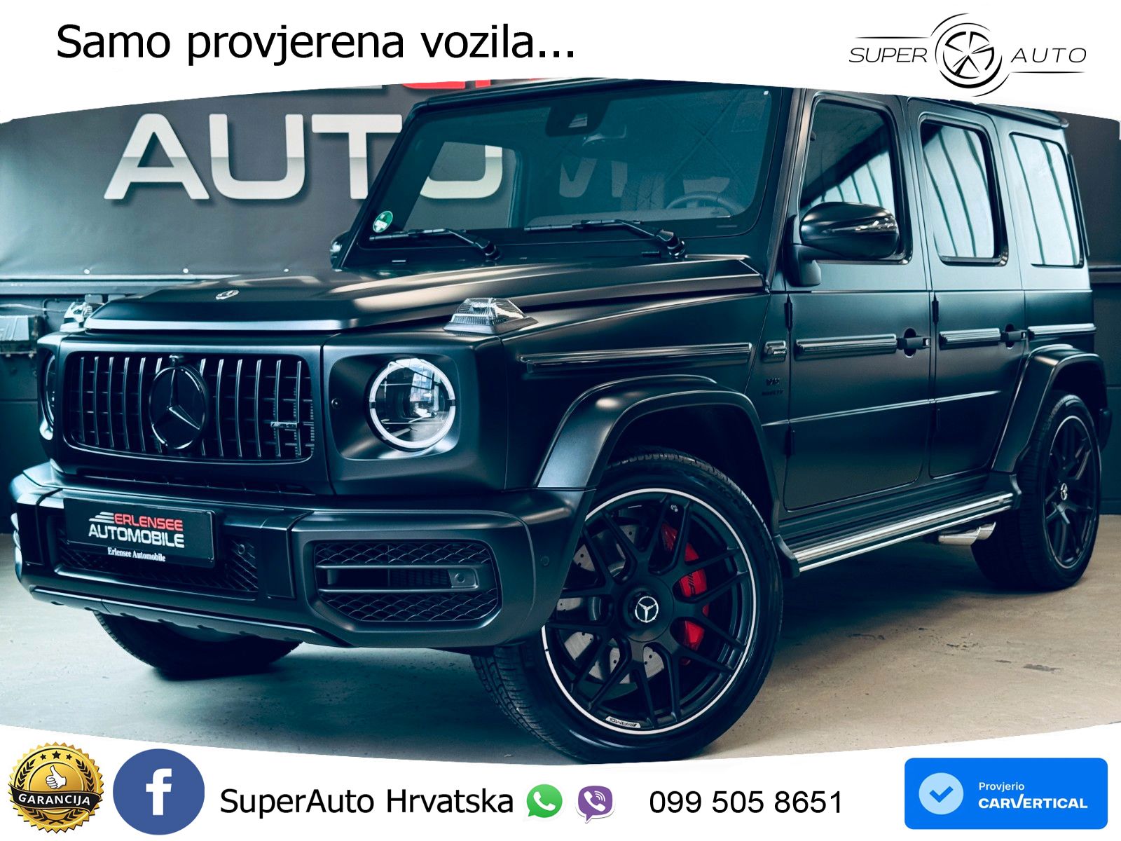 Mercedes AMG G 63 Long V8 (585 KS) 4MATIC 9G-TRONIC AMG SPEEDSHIFT TCT Superior LED+GR SJED+ACC