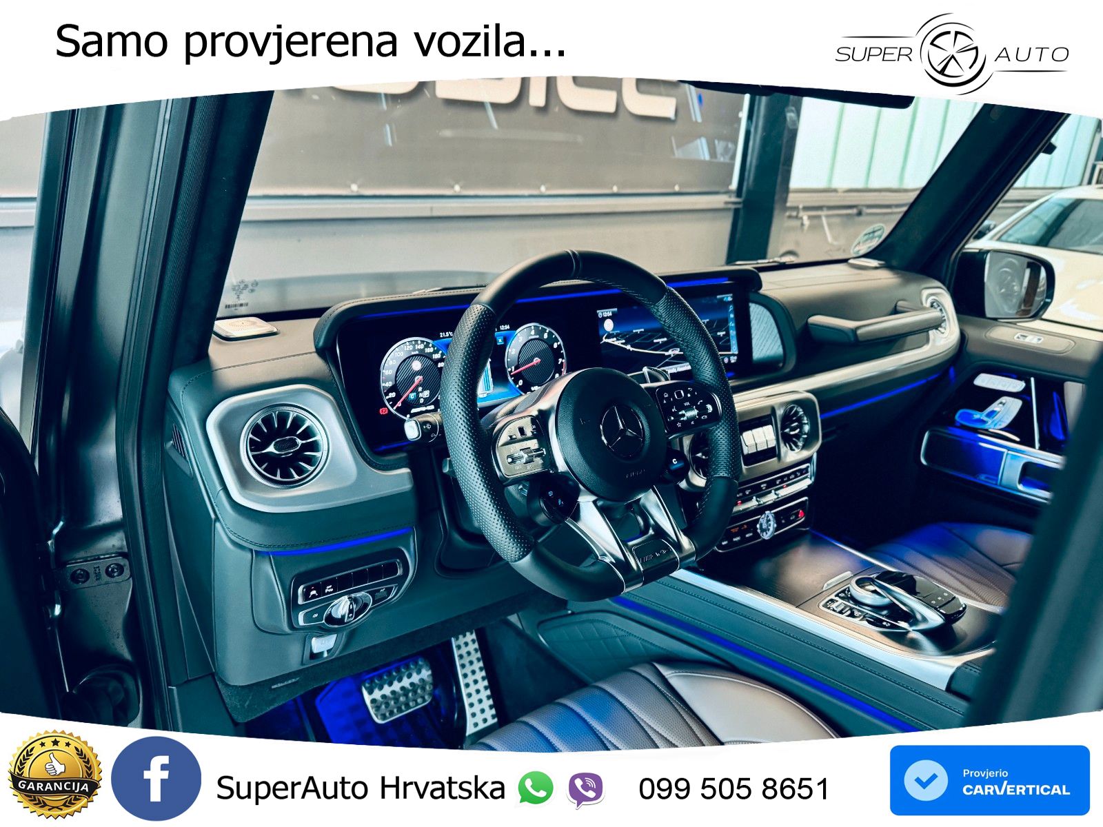 Mercedes AMG G 63 Long V8 (585 KS) 4MATIC 9G-TRONIC AMG SPEEDSHIFT TCT Superior LED+GR SJED+ACC
