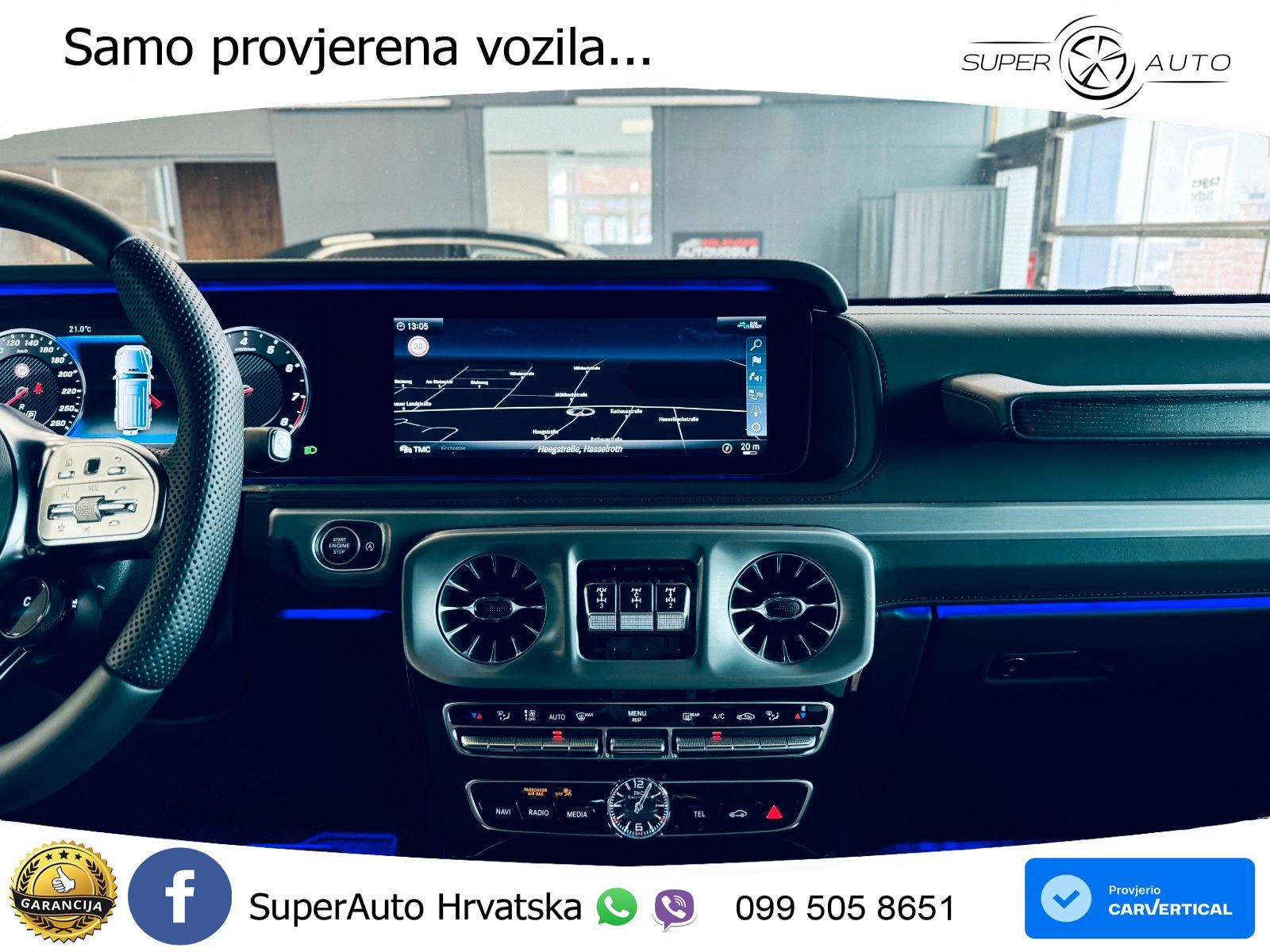 Mercedes AMG G 63 Long V8 (585 KS) 4MATIC 9G-TRONIC AMG SPEEDSHIFT TCT Superior LED+GR SJED+ACC