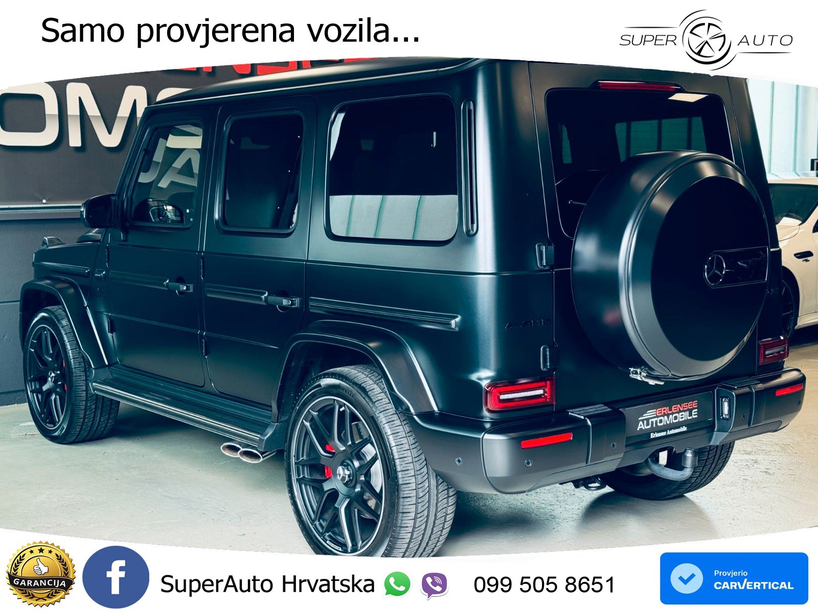 Mercedes AMG G 63 Long V8 (585 KS) 4MATIC 9G-TRONIC AMG SPEEDSHIFT TCT Superior LED+GR SJED+ACC