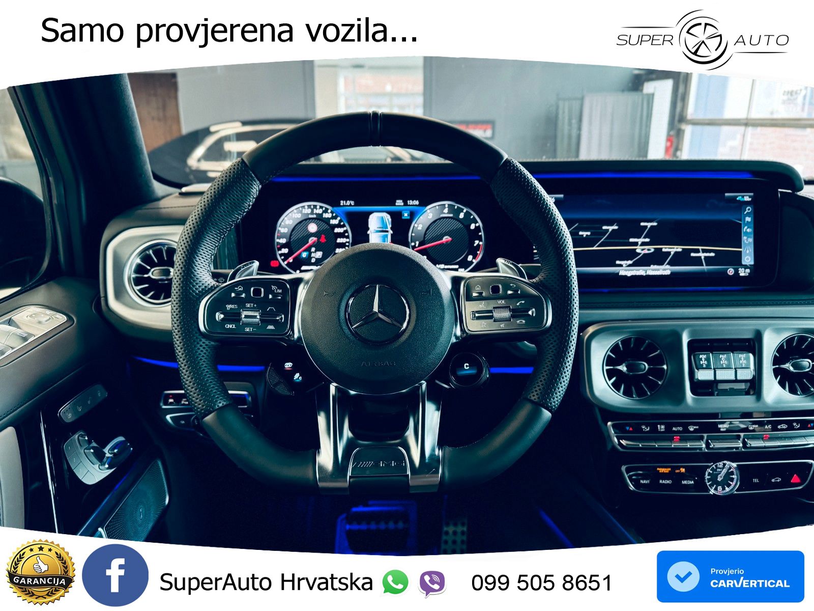Mercedes AMG G 63 Long V8 (585 KS) 4MATIC 9G-TRONIC AMG SPEEDSHIFT TCT Superior LED+GR SJED+ACC