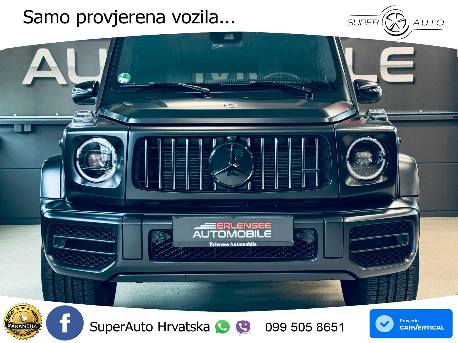 Mercedes AMG G 63 Long V8 (585 KS) 4MATIC 9G-TRONIC AMG SPEEDSHIFT TCT Superior LED+GR SJED+ACC