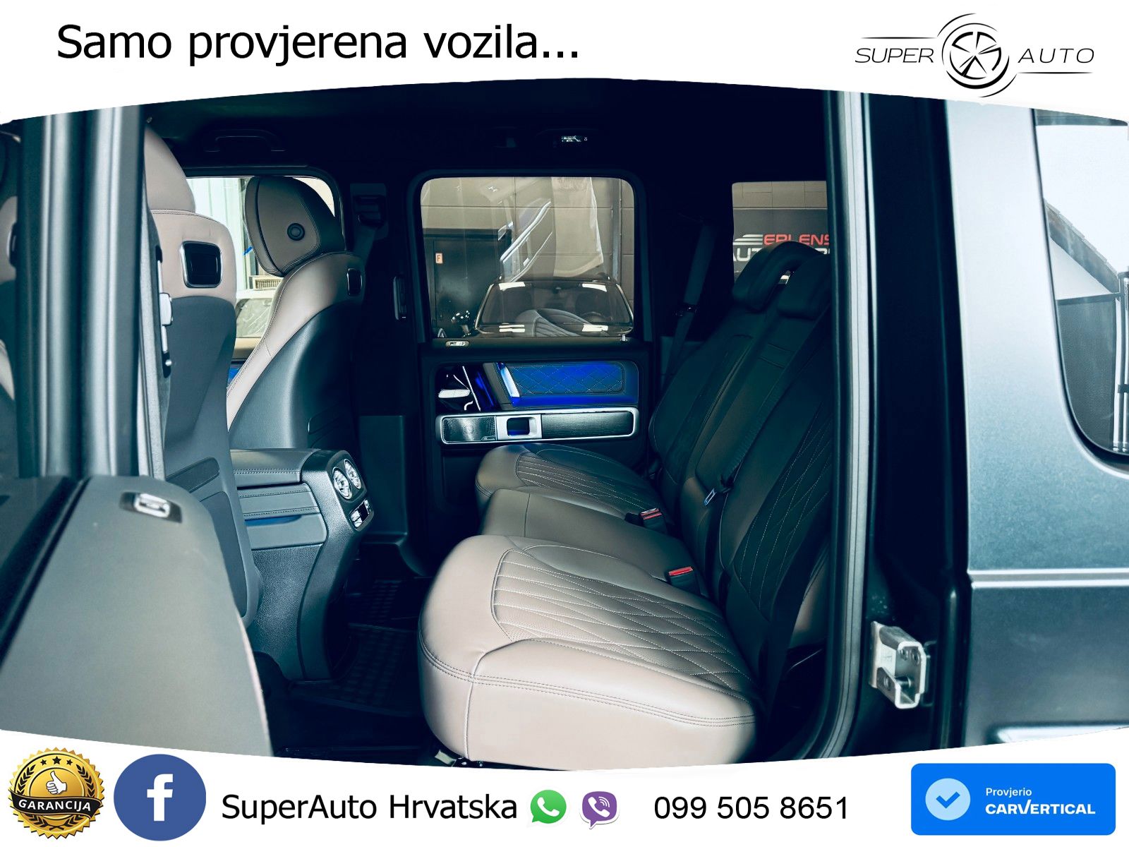 Mercedes AMG G 63 Long V8 (585 KS) 4MATIC 9G-TRONIC AMG SPEEDSHIFT TCT Superior LED+GR SJED+ACC
