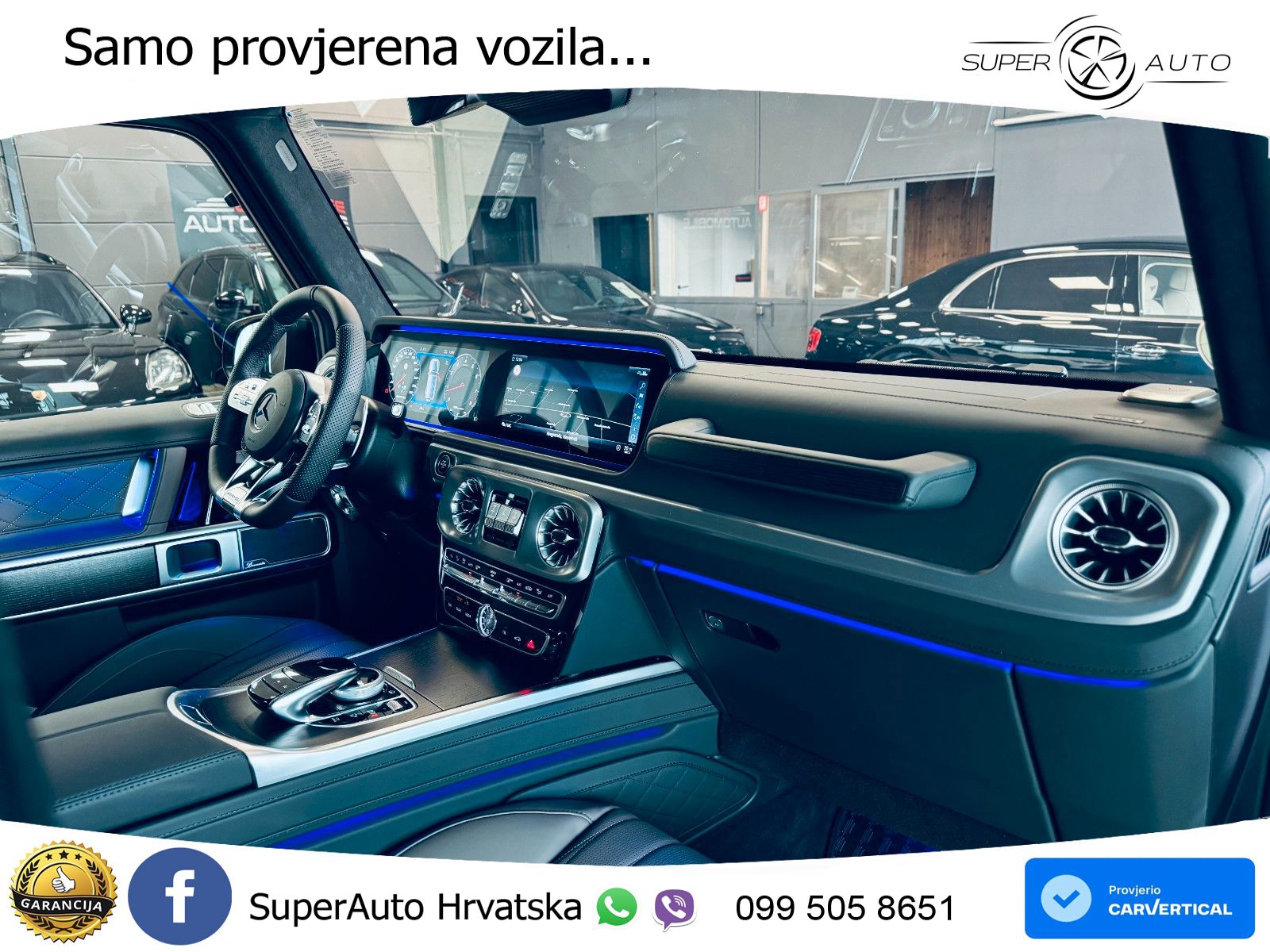 Mercedes AMG G 63 Long V8 (585 KS) 4MATIC 9G-TRONIC AMG SPEEDSHIFT TCT Superior LED+GR SJED+ACC