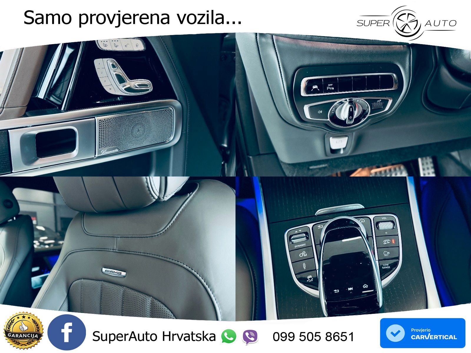 Mercedes AMG G 63 Long V8 (585 KS) 4MATIC 9G-TRONIC AMG SPEEDSHIFT TCT Superior LED+GR SJED+ACC