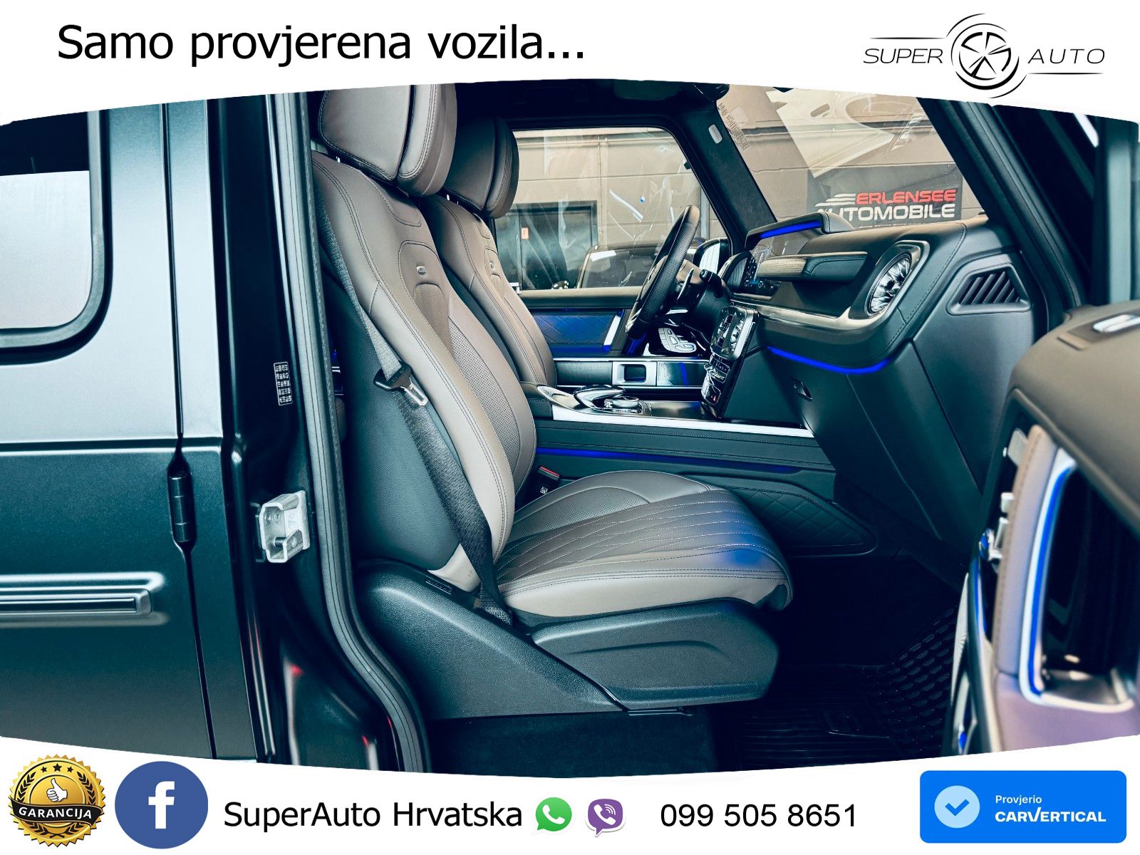 Mercedes AMG G 63 Long V8 (585 KS) 4MATIC 9G-TRONIC AMG SPEEDSHIFT TCT Superior LED+GR SJED+ACC