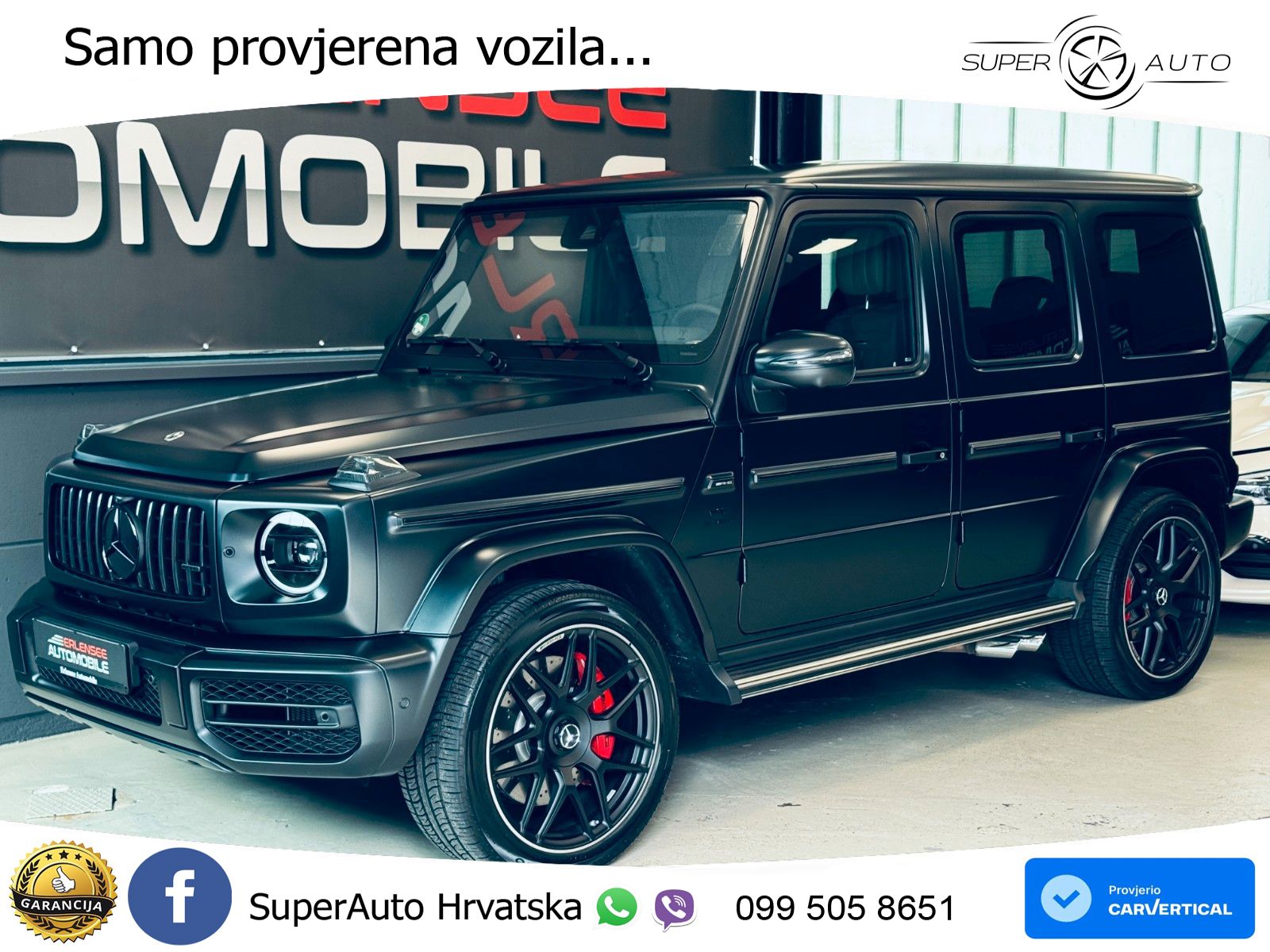 Mercedes AMG G 63 Long V8 (585 KS) 4MATIC 9G-TRONIC AMG SPEEDSHIFT TCT Superior LED+GR SJED+ACC