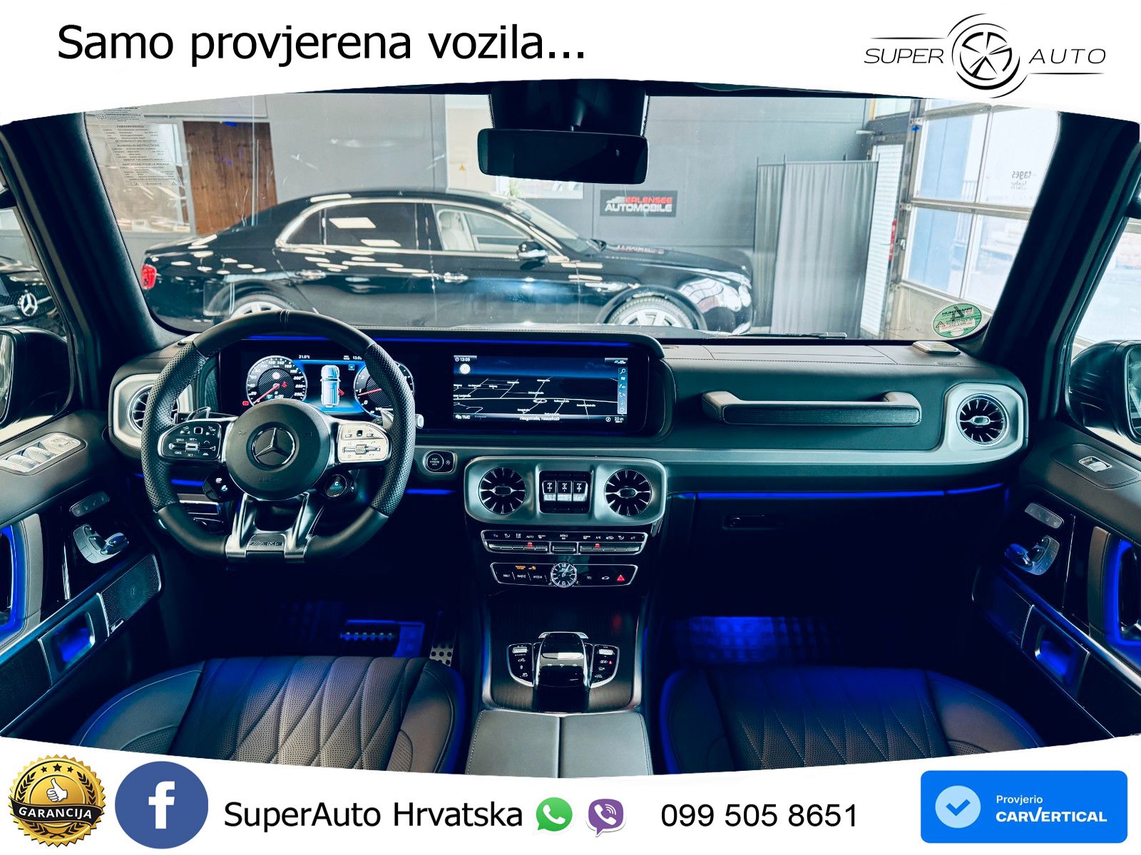Mercedes AMG G 63 Long V8 (585 KS) 4MATIC 9G-TRONIC AMG SPEEDSHIFT TCT Superior LED+GR SJED+ACC