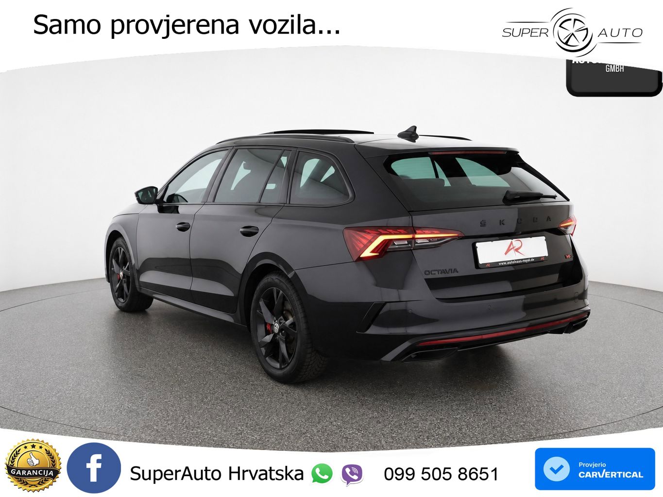 Škoda Octavia Combi RS 2.0 TSI (245 KS) DSG LED+GR SJED+ACC