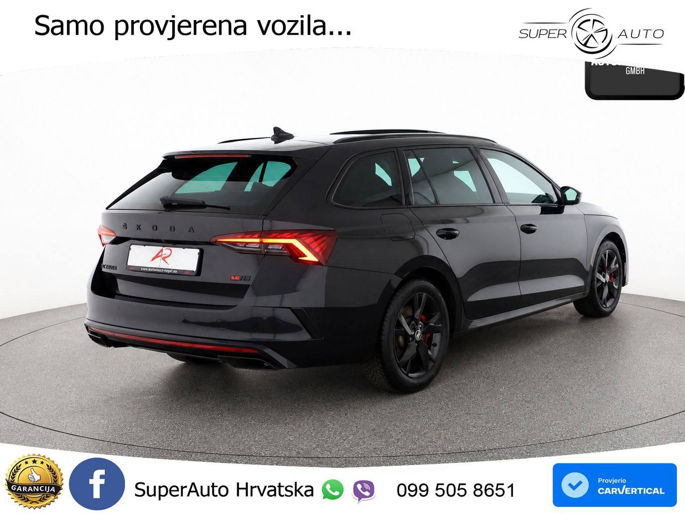 Škoda Octavia Combi RS 2.0 TSI (245 KS) DSG LED+GR SJED+ACC