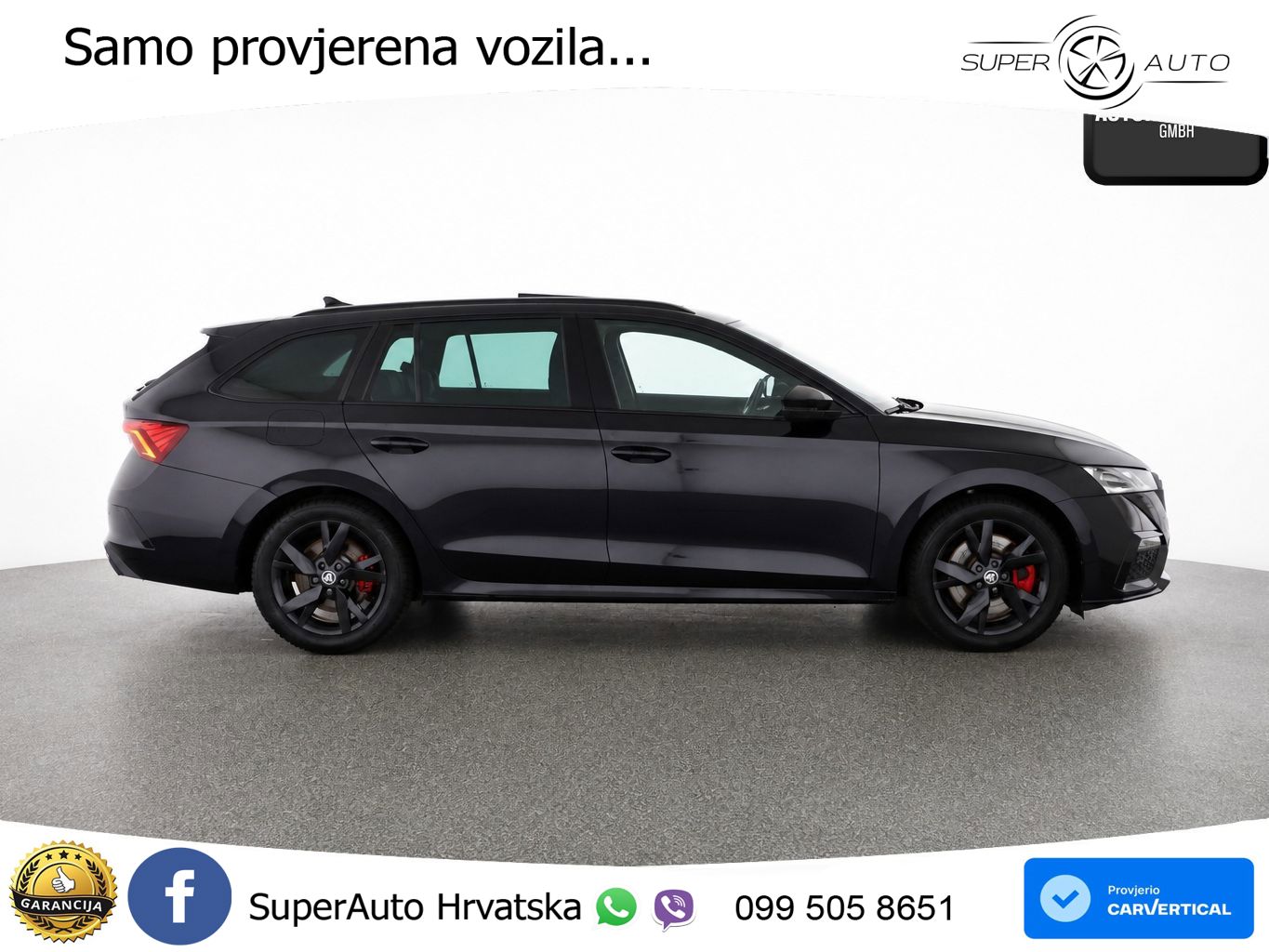Škoda Octavia Combi RS 2.0 TSI (245 KS) DSG LED+GR SJED+ACC