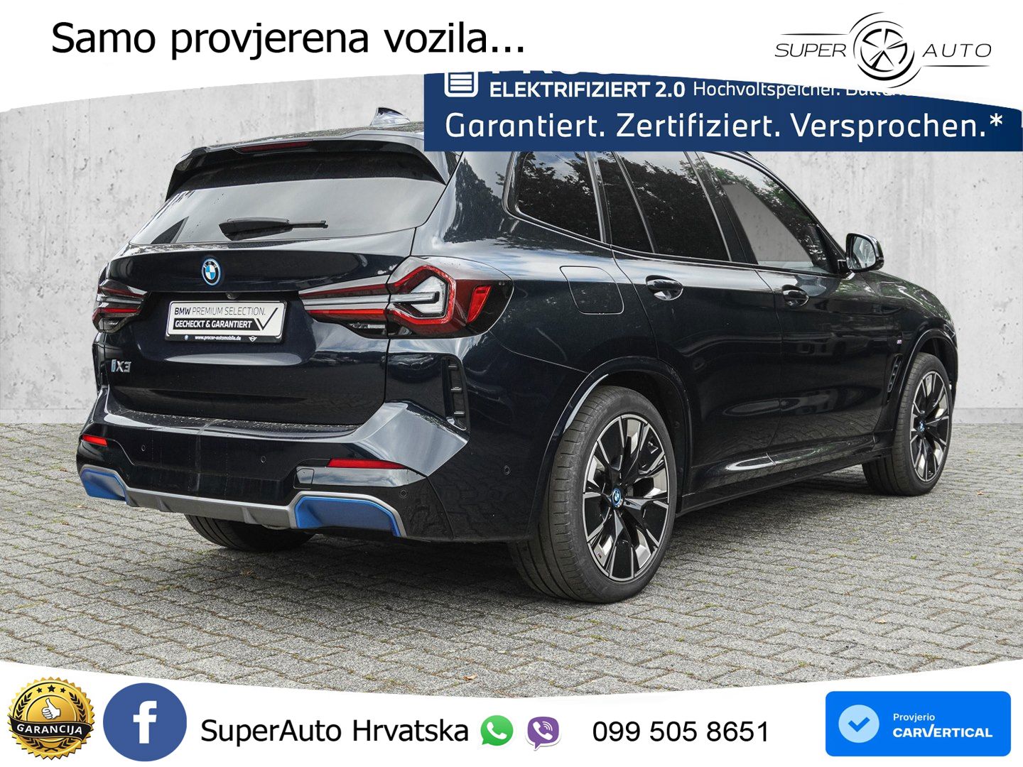 BMW iX3 80 kWh (286 KS)