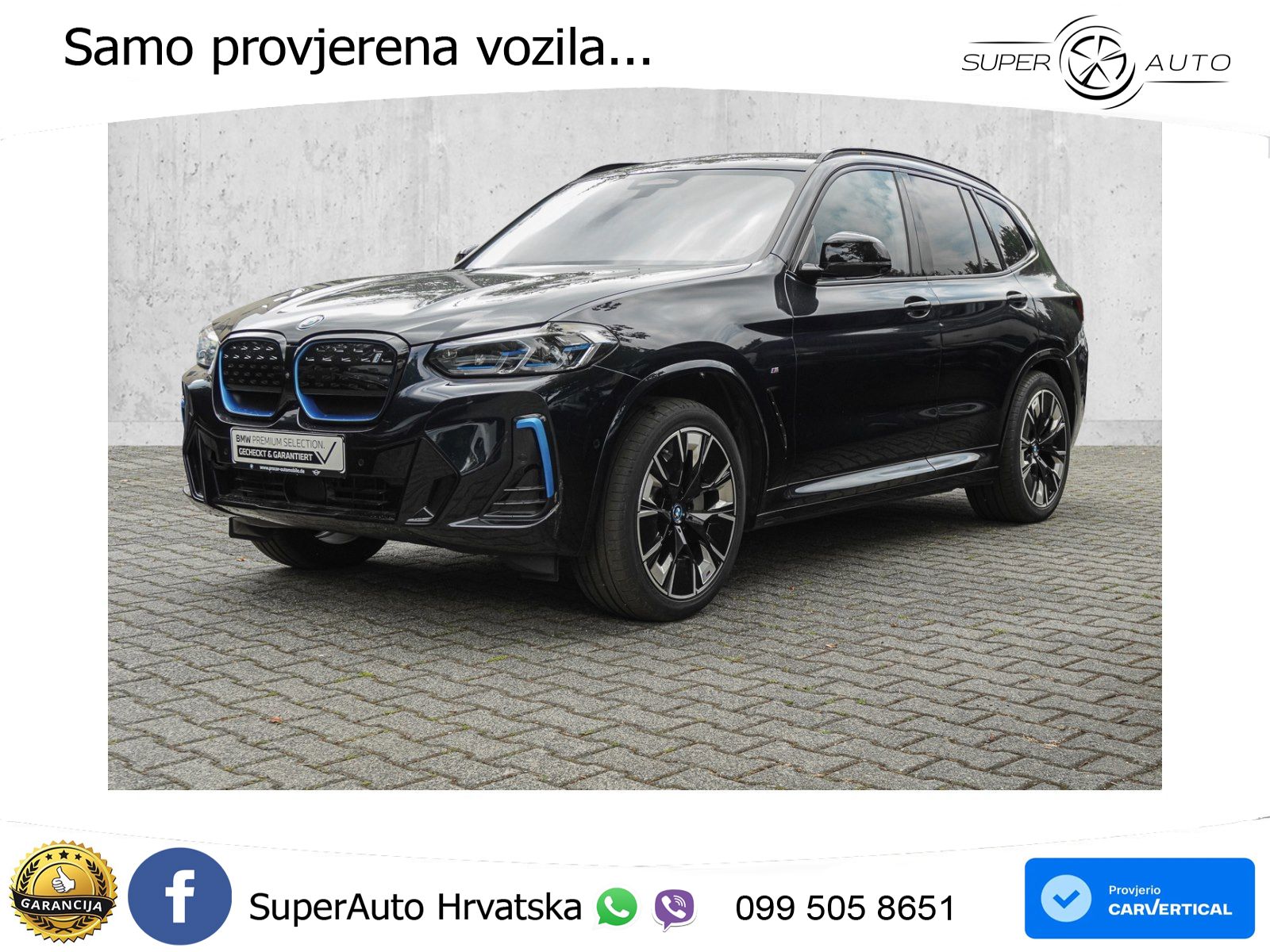 BMW iX3 80 kWh (286 KS)