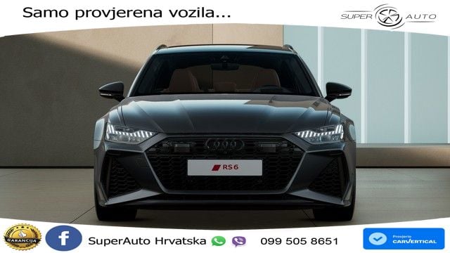 Audi RS6 Avant 4.0 TFSI V8 performance (630 KS)  quattro tiptronic LED+GR SJED+ACC