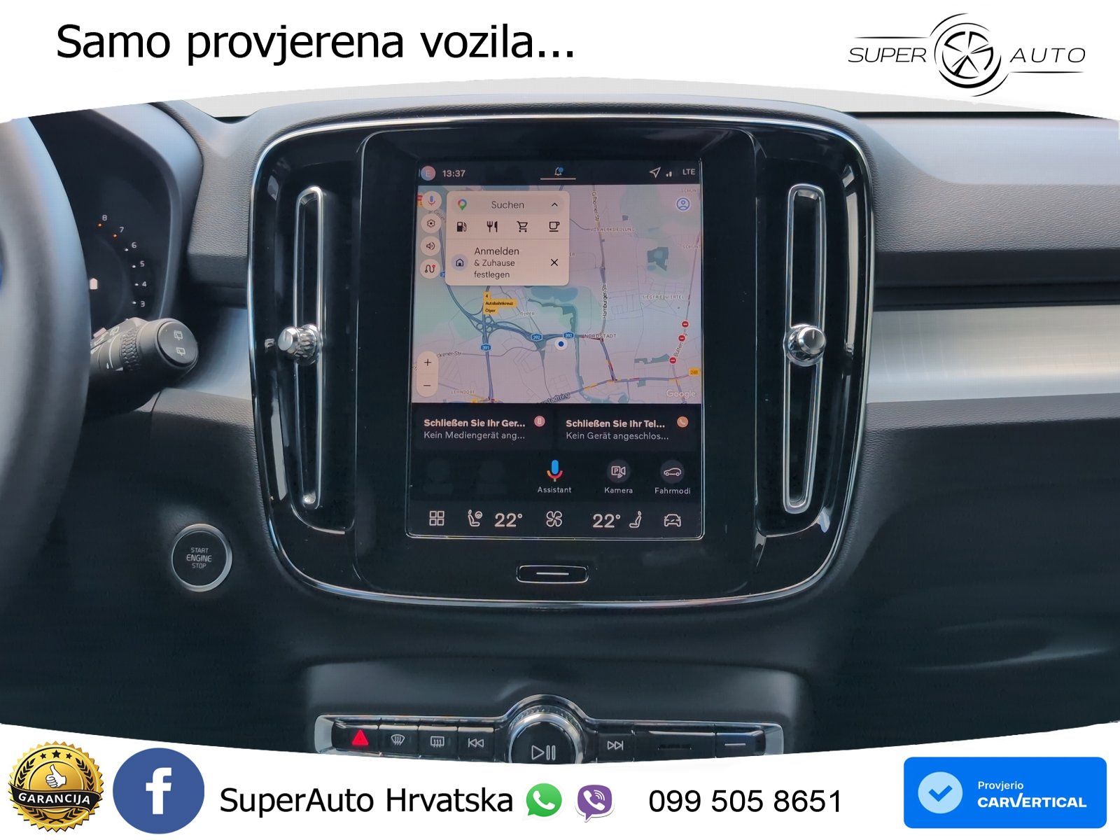 Volvo XC40 2.0 B3 163 KS Automatic LED+GR SJED+ACC