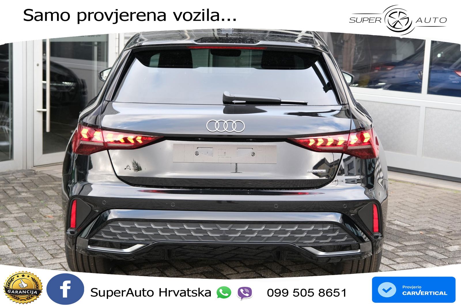 Audi A3 Sportback 40 TFSI (204 KS) quattro S tronic S line LED+GR SJED+ACC