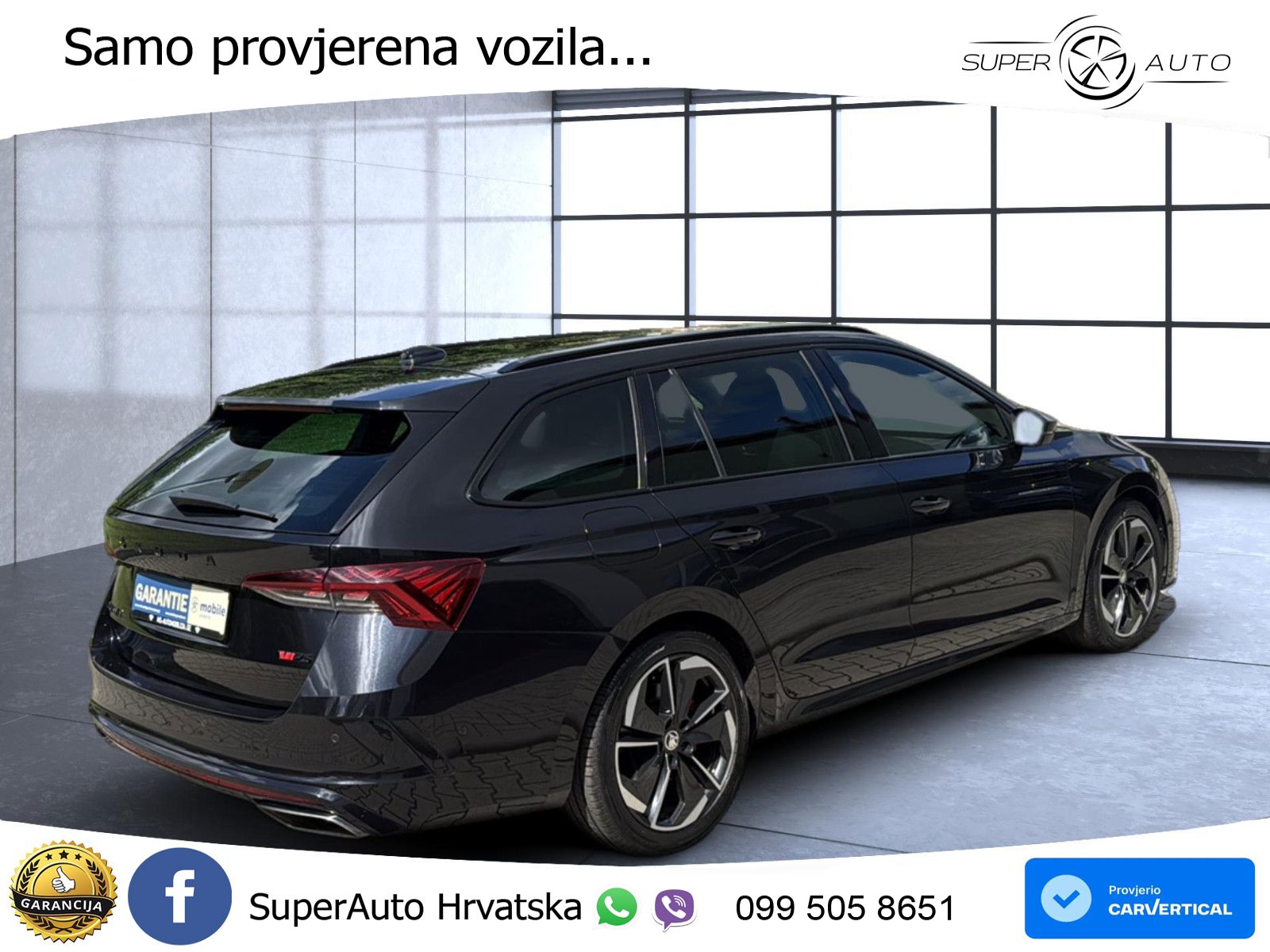 Škoda Octavia Combi RS 2.0 TSI (245 KS) DSG LED+GR SJED+ACC