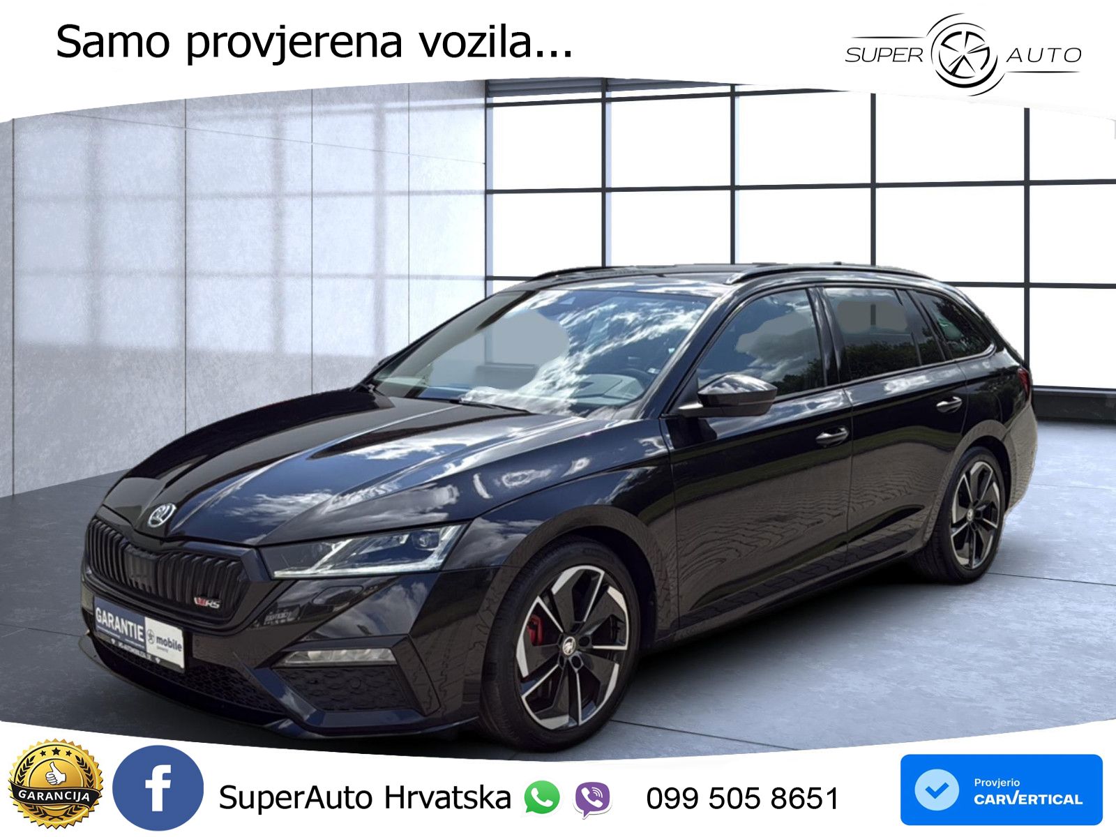 Škoda Octavia Combi RS 2.0 TSI (245 KS) DSG LED+GR SJED+ACC