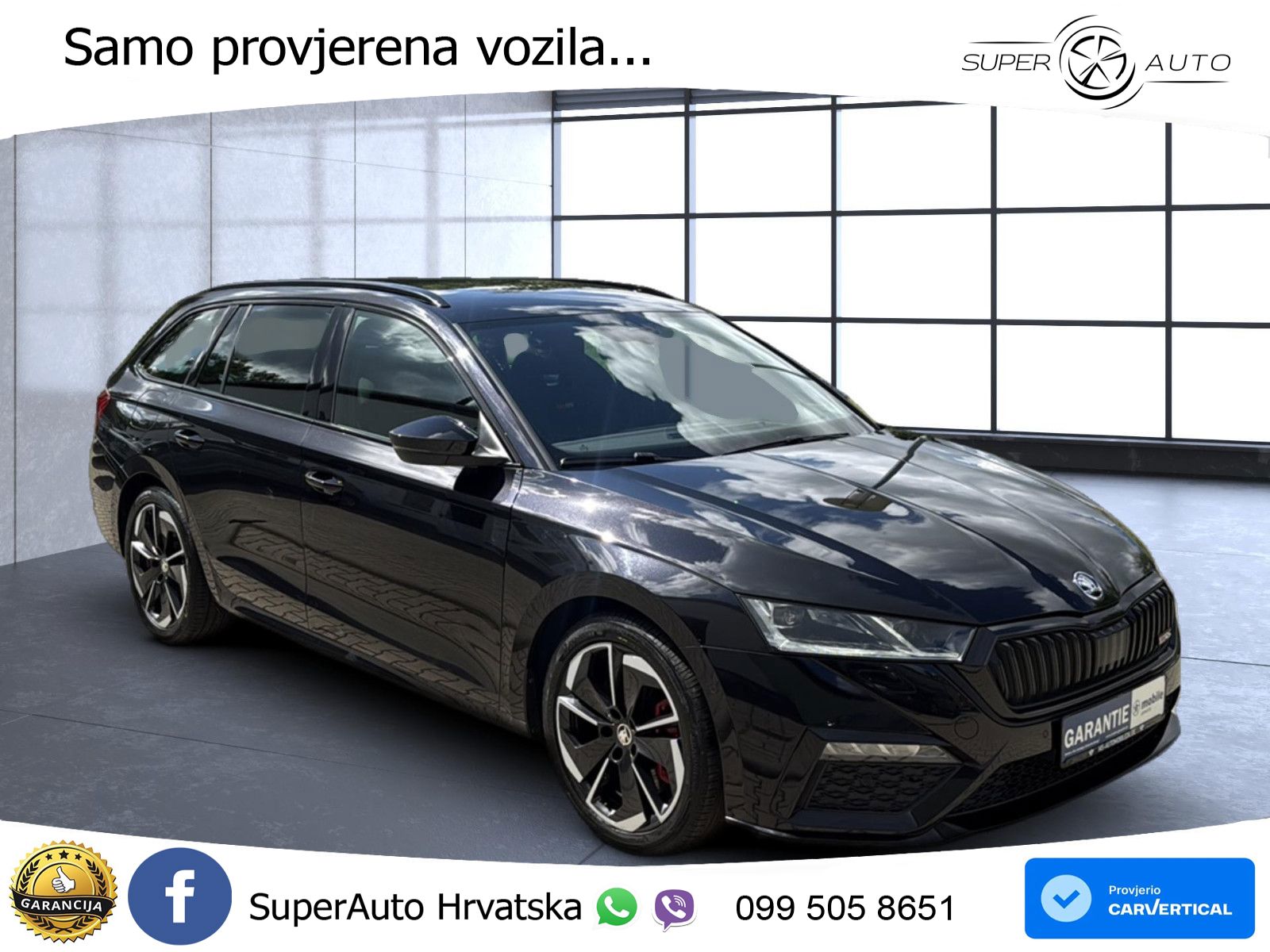 Škoda Octavia Combi RS 2.0 TSI (245 KS) DSG LED+GR SJED+ACC