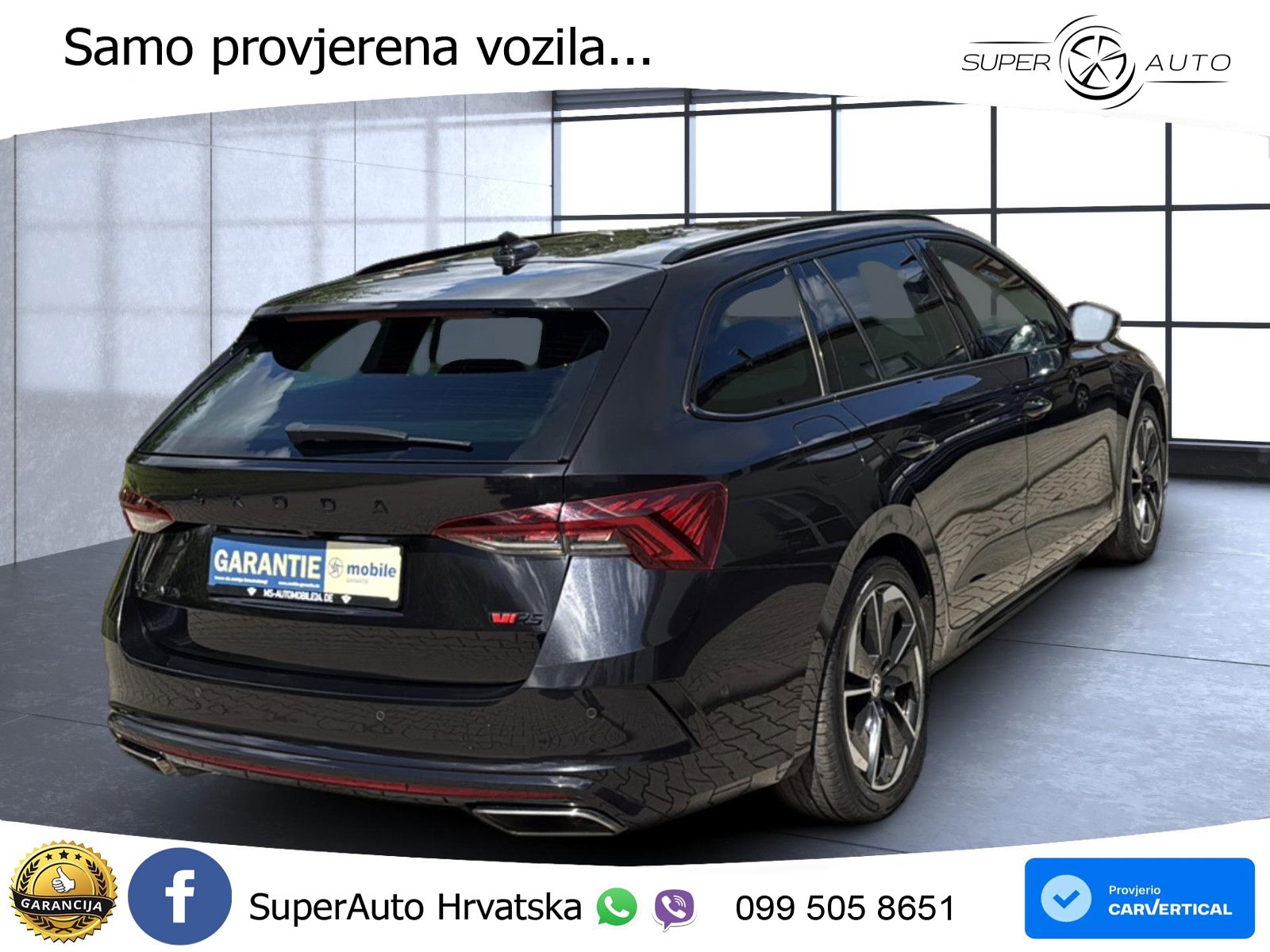 Škoda Octavia Combi RS 2.0 TSI (245 KS) DSG LED+GR SJED+ACC