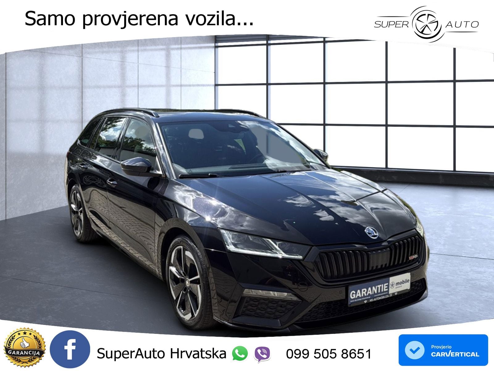 Škoda Octavia Combi RS 2.0 TSI (245 KS) DSG LED+GR SJED+ACC