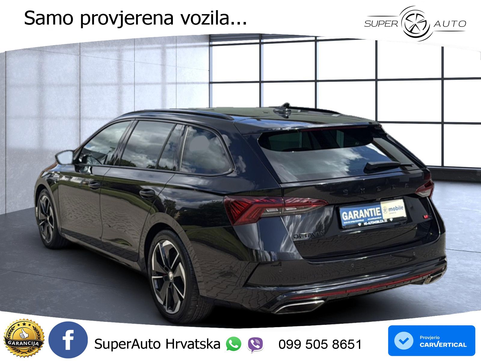 Škoda Octavia Combi RS 2.0 TSI (245 KS) DSG LED+GR SJED+ACC