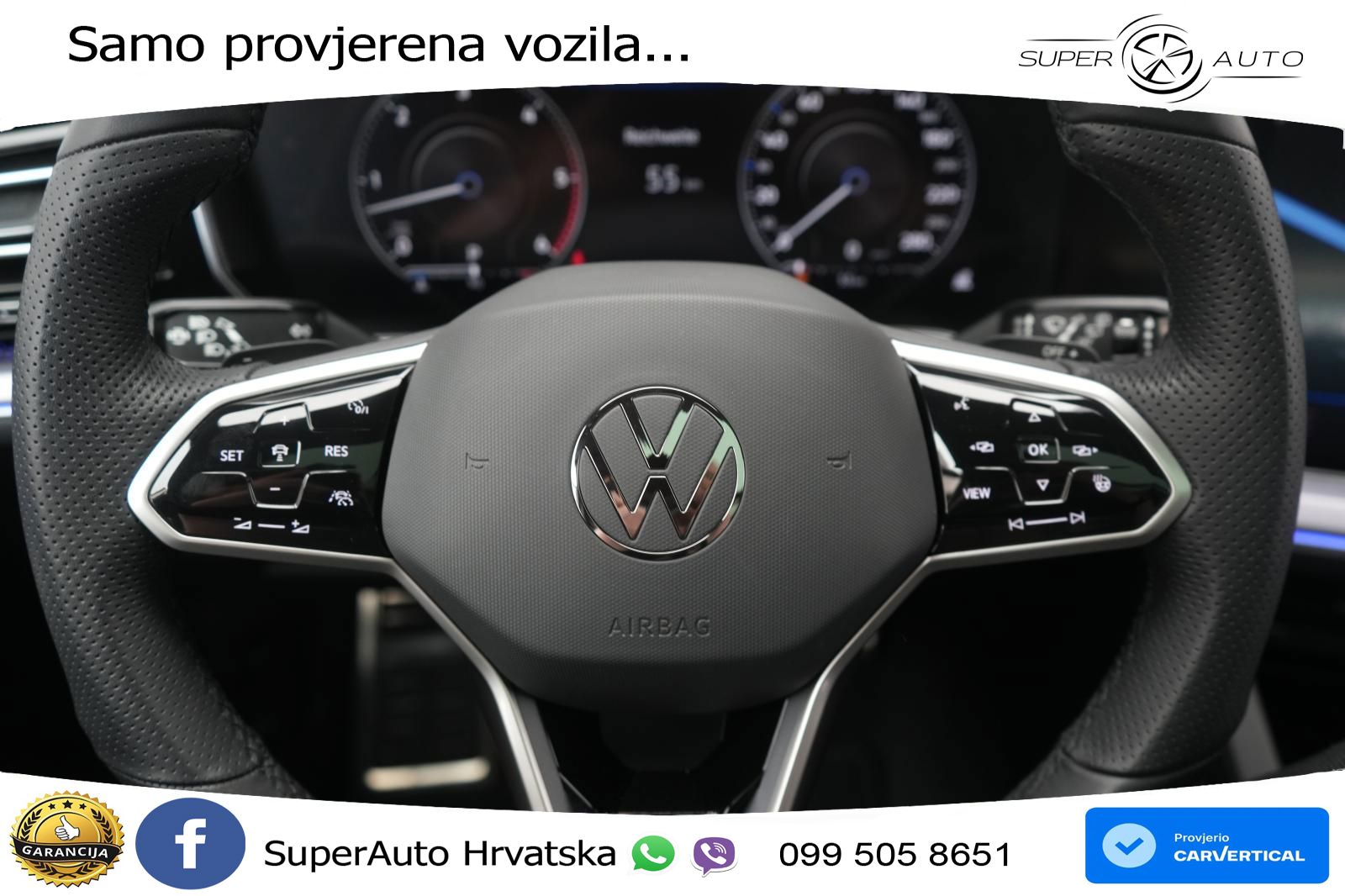 Volkswagen Touareg 3.0 V6 TDI (286 KS) 4MOTION Tiptronic R-Line ZRAČNI+ACC+GR SJED+KAM+PANO