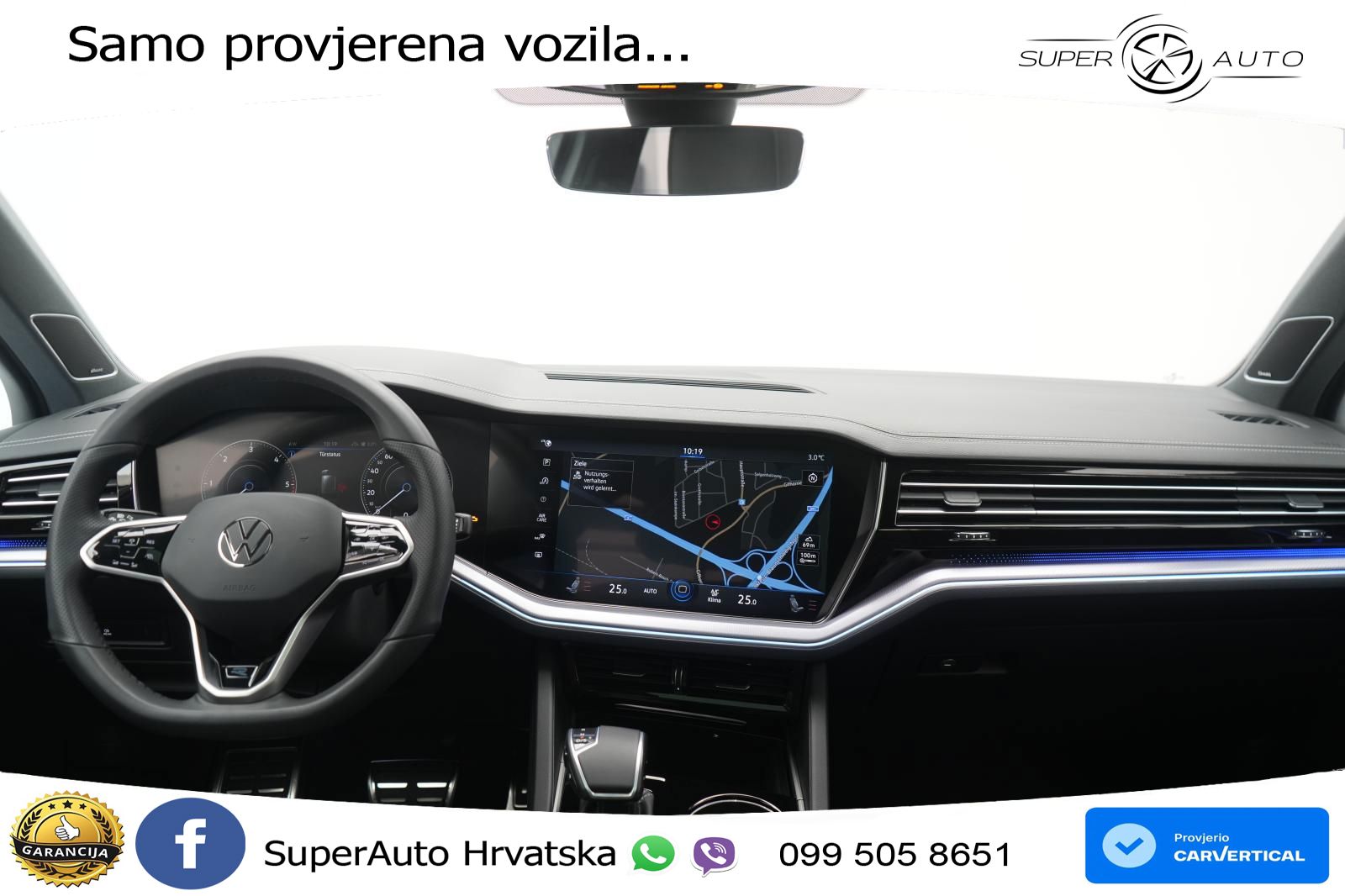 Volkswagen Touareg 3.0 V6 TDI (286 KS) 4MOTION Tiptronic R-Line ZRAČNI+ACC+GR SJED+KAM+PANO