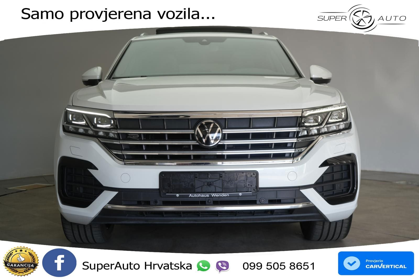 Volkswagen Touareg 3.0 V6 TDI (286 KS) 4MOTION Tiptronic R-Line ZRAČNI+ACC+GR SJED+KAM+PANO