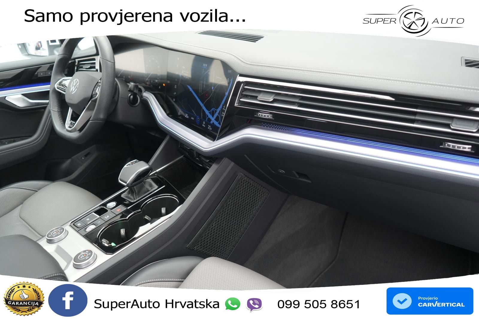 Volkswagen Touareg 3.0 V6 TDI (286 KS) 4MOTION Tiptronic R-Line ZRAČNI+ACC+GR SJED+KAM+PANO