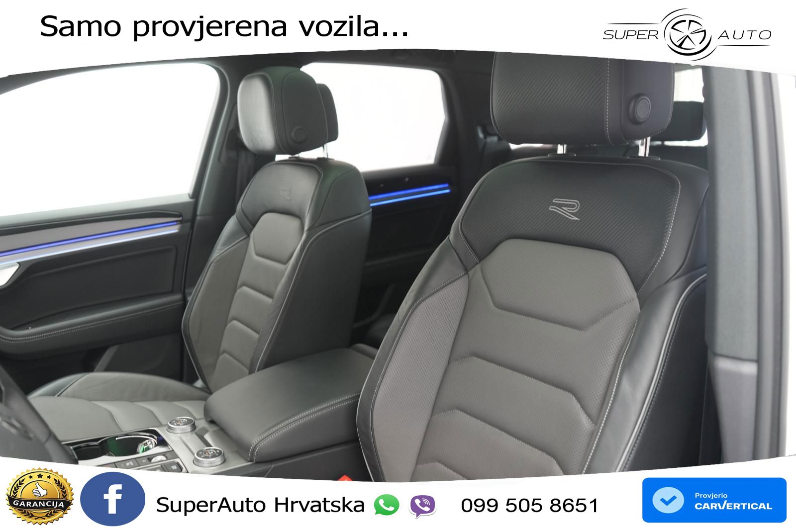 Volkswagen Touareg 3.0 V6 TDI (286 KS) 4MOTION Tiptronic R-Line ZRAČNI+ACC+GR SJED+KAM+PANO