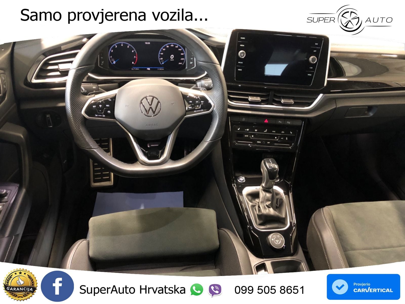Volkswagen T-Roc 2.0 TSI (190 KS) 4M DSG R-Line LED+GR SJED+ACC