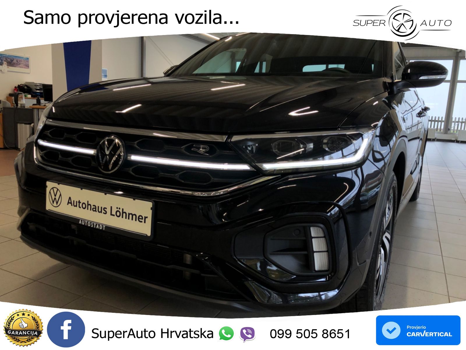 Volkswagen T-Roc 2.0 TSI (190 KS) 4M DSG R-Line LED+GR SJED+ACC