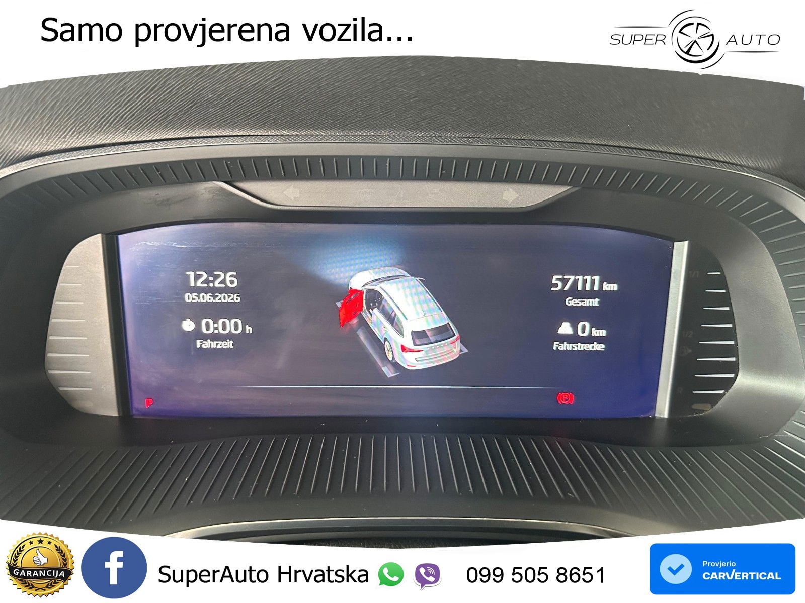 Škoda Octavia Combi 2.0 TDI (150 KS) DSG LED+GR SJED+ACC
