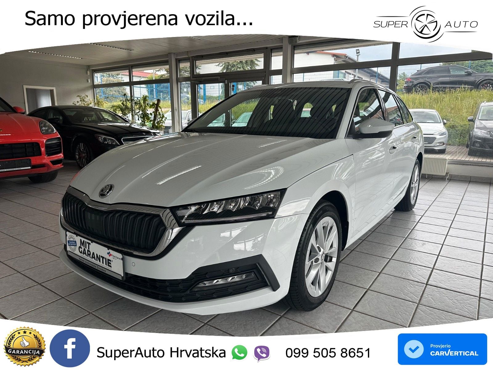 Škoda Octavia Combi 2.0 TDI (150 KS) DSG LED+GR SJED+ACC