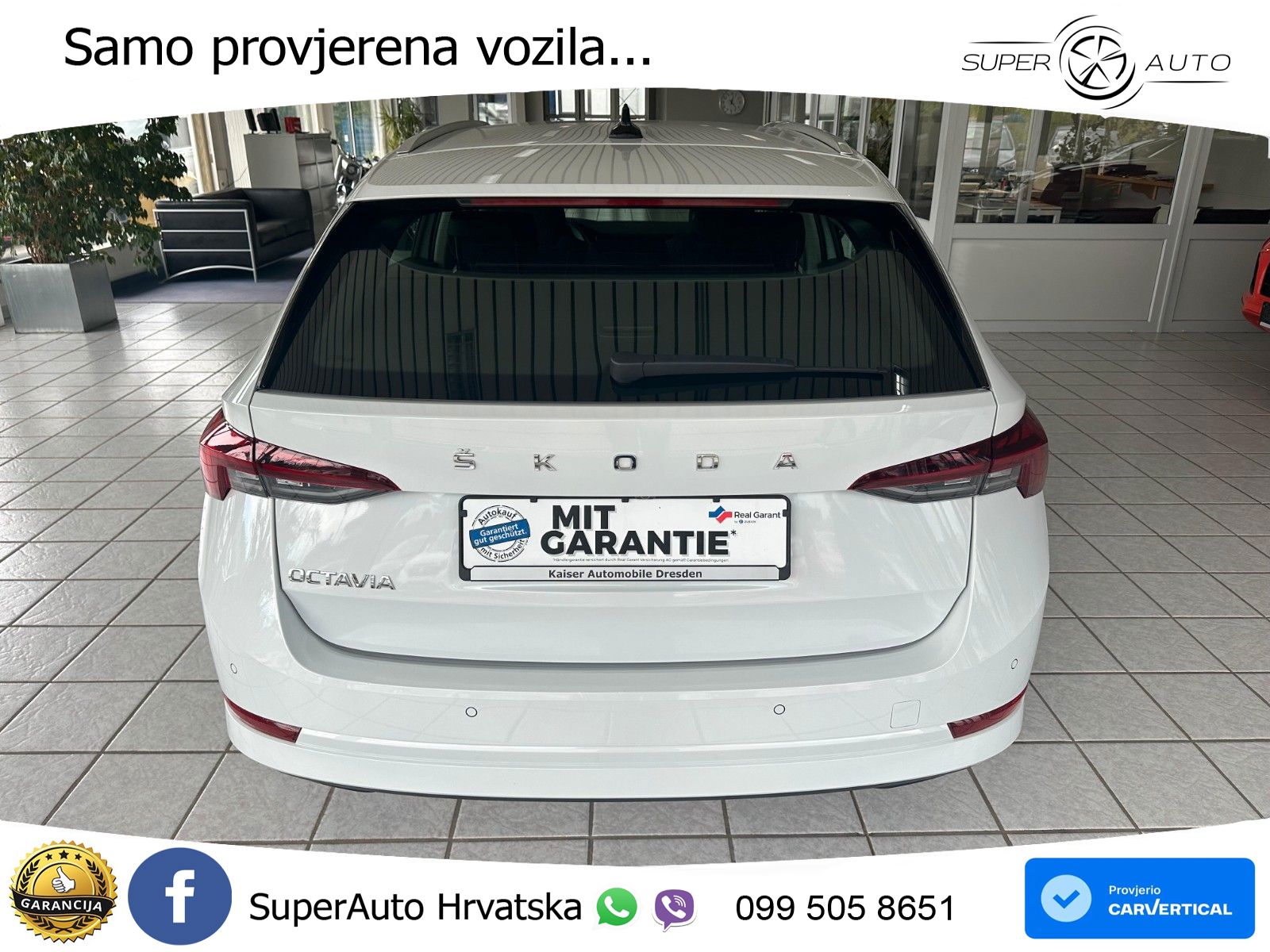 Škoda Octavia Combi 2.0 TDI (150 KS) DSG LED+GR SJED+ACC