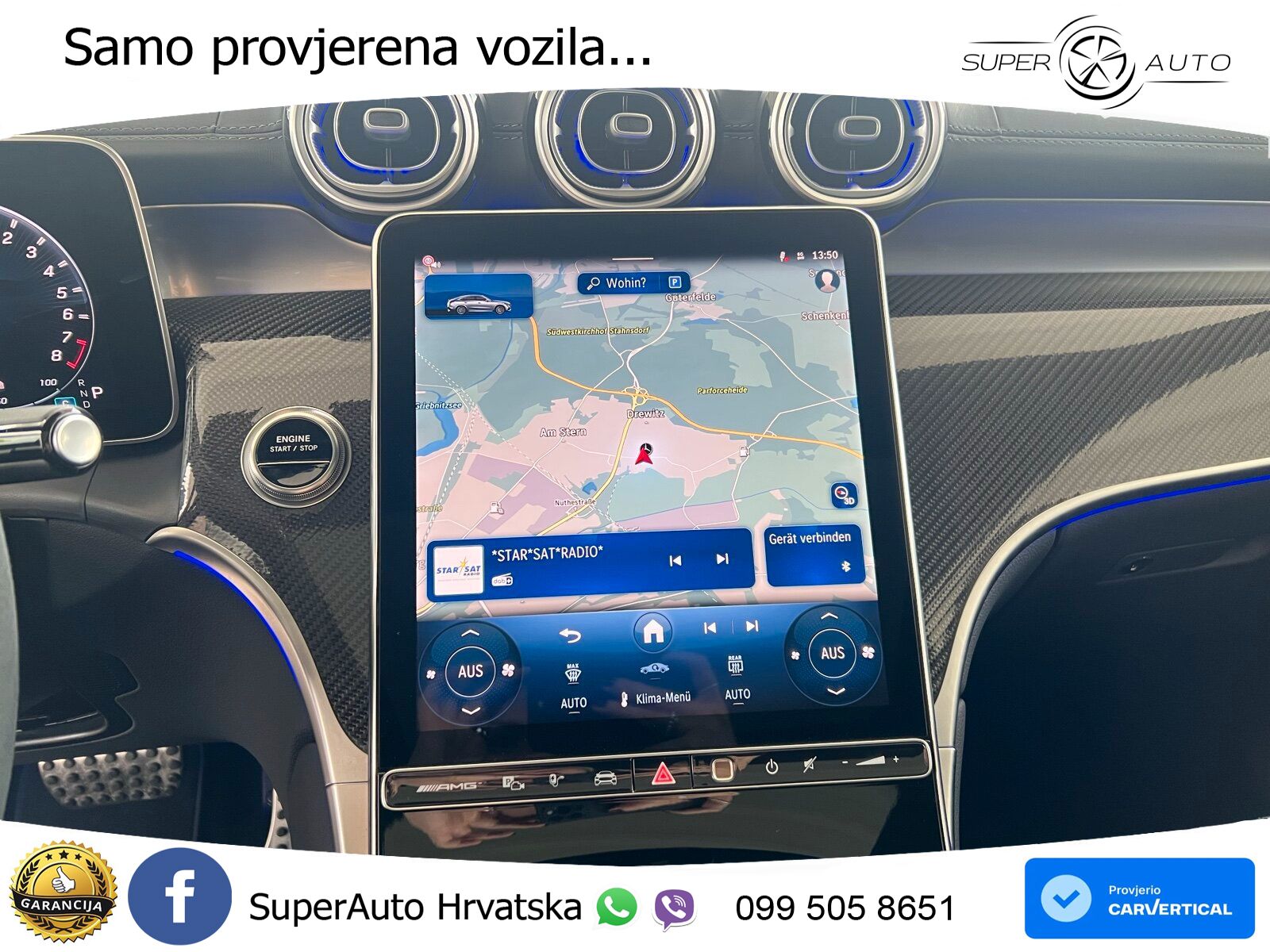 Mercedes AMG GLC 63 S E PERFORMANCE (680 KS) 4MATIC+ AMG SPEEDSHIFT MCT 9G ACC+HEAD+4xGR SJED+360+PANO