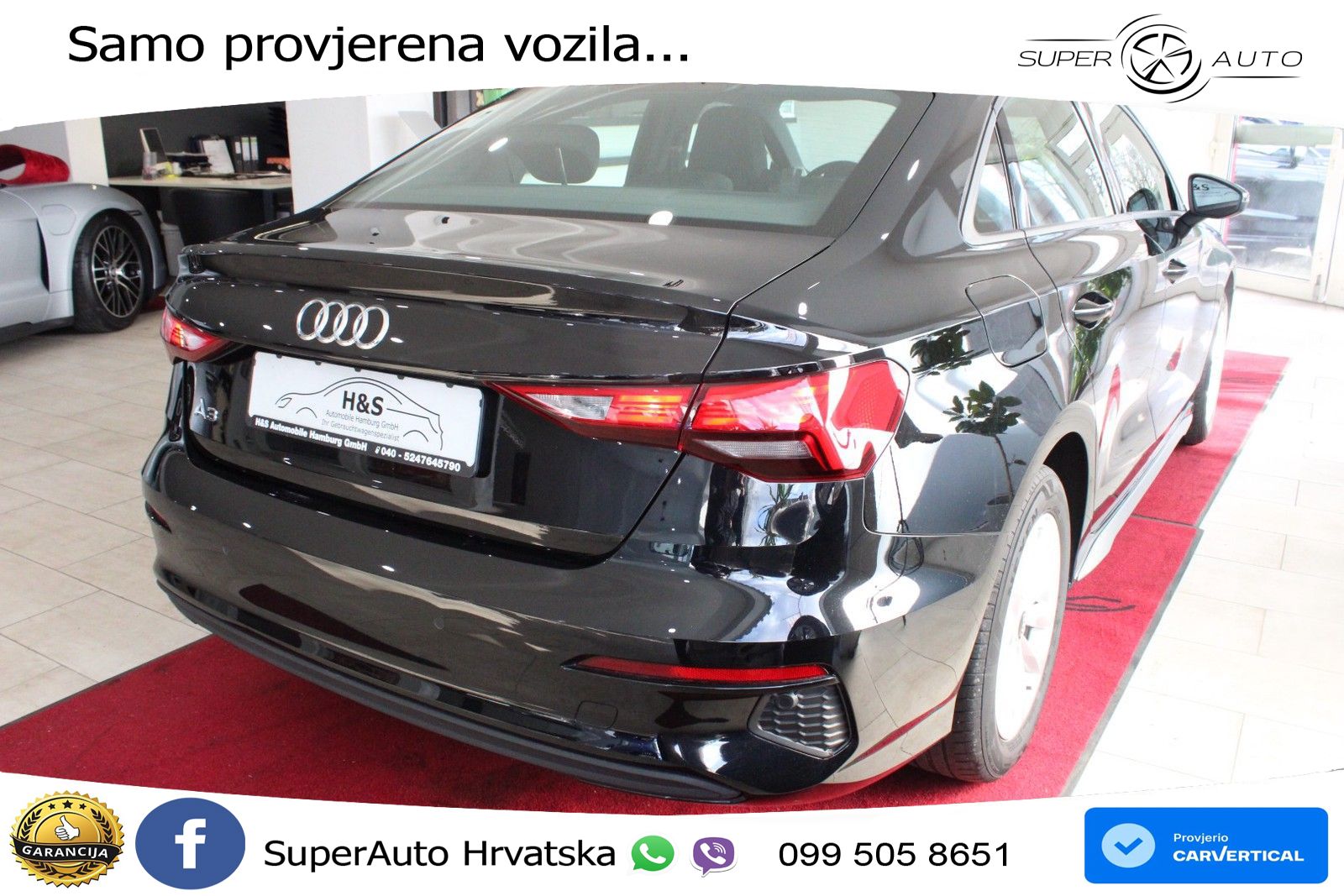 Audi A3 Limuzina 35 TFSI (150 KS) S tronic LED+GR SJED+ACC