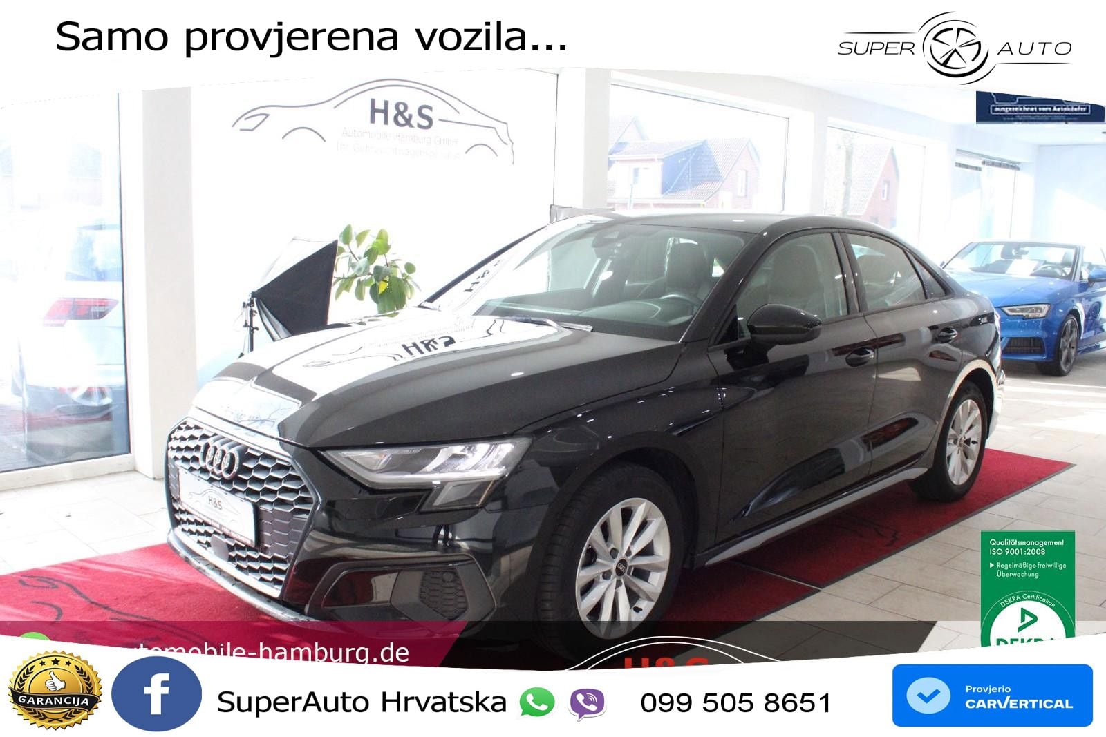 Audi A3 Limuzina 35 TFSI (150 KS) S tronic LED+GR SJED+ACC