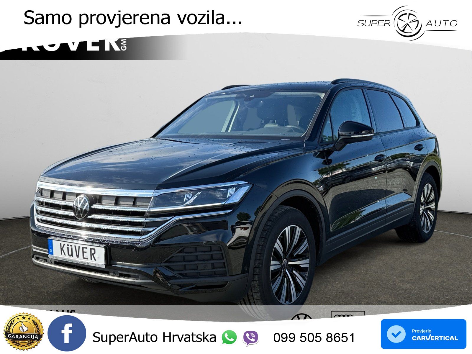 Volkswagen Touareg 3.0 V6 TDI (286 KS) 4MOTION Tiptronic ZRAČNI+ACC+GR SJED+KAM+PANO