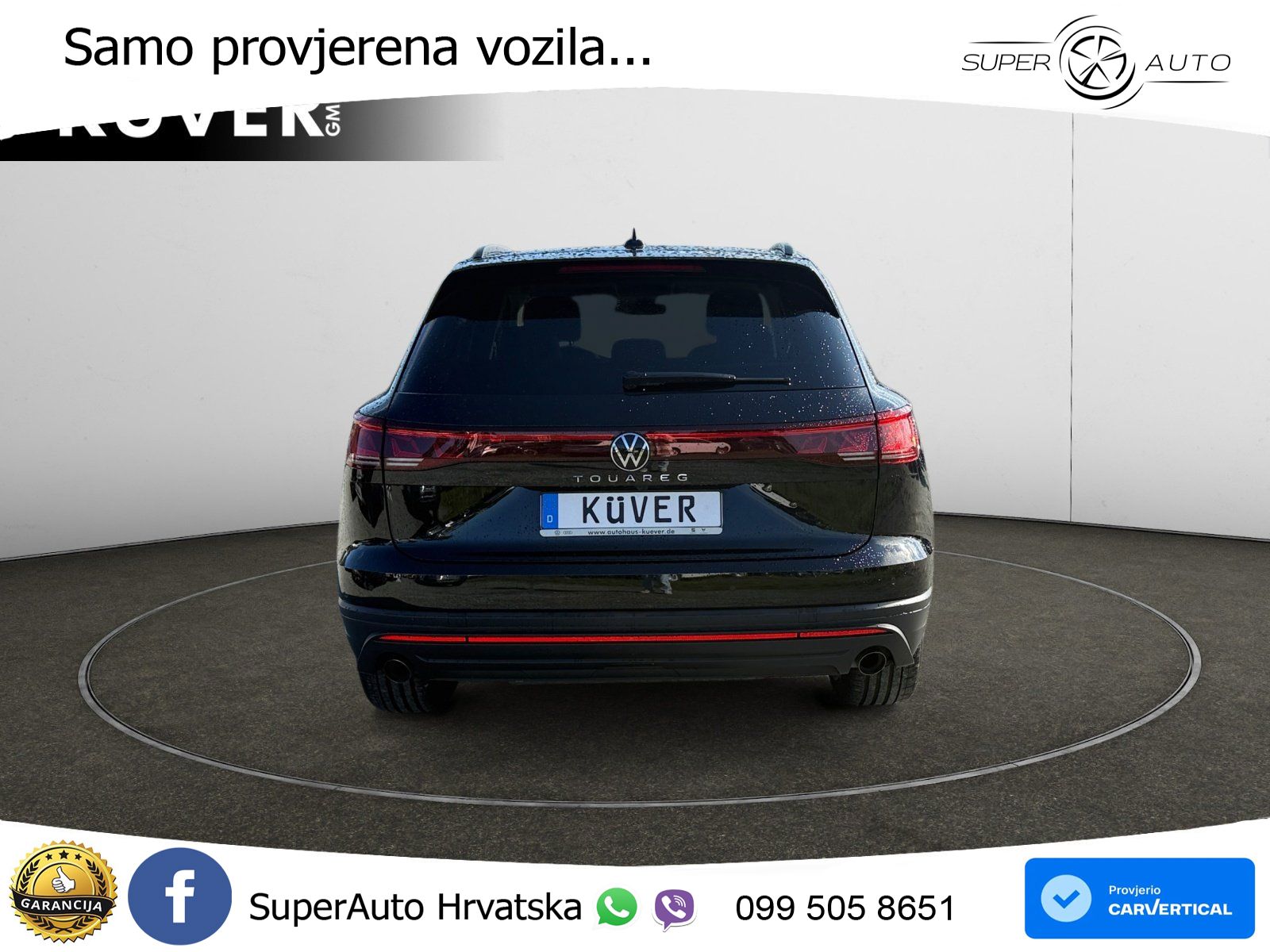 Volkswagen Touareg 3.0 V6 TDI (286 KS) 4MOTION Tiptronic ZRAČNI+ACC+GR SJED+KAM+PANO