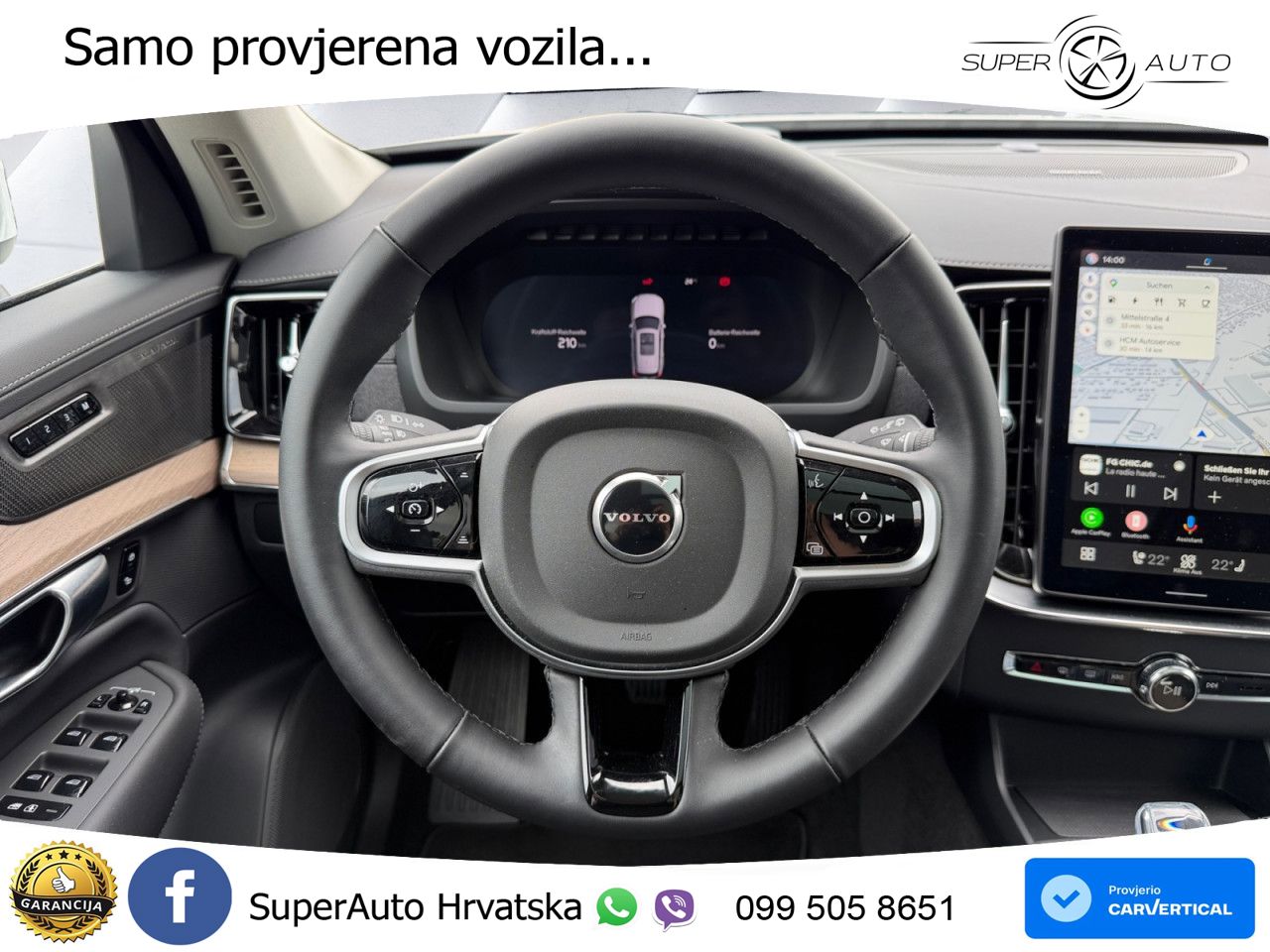 Volvo XC90 2.0 T8 AWD Automatic MATRIX+GR SJED+KAM