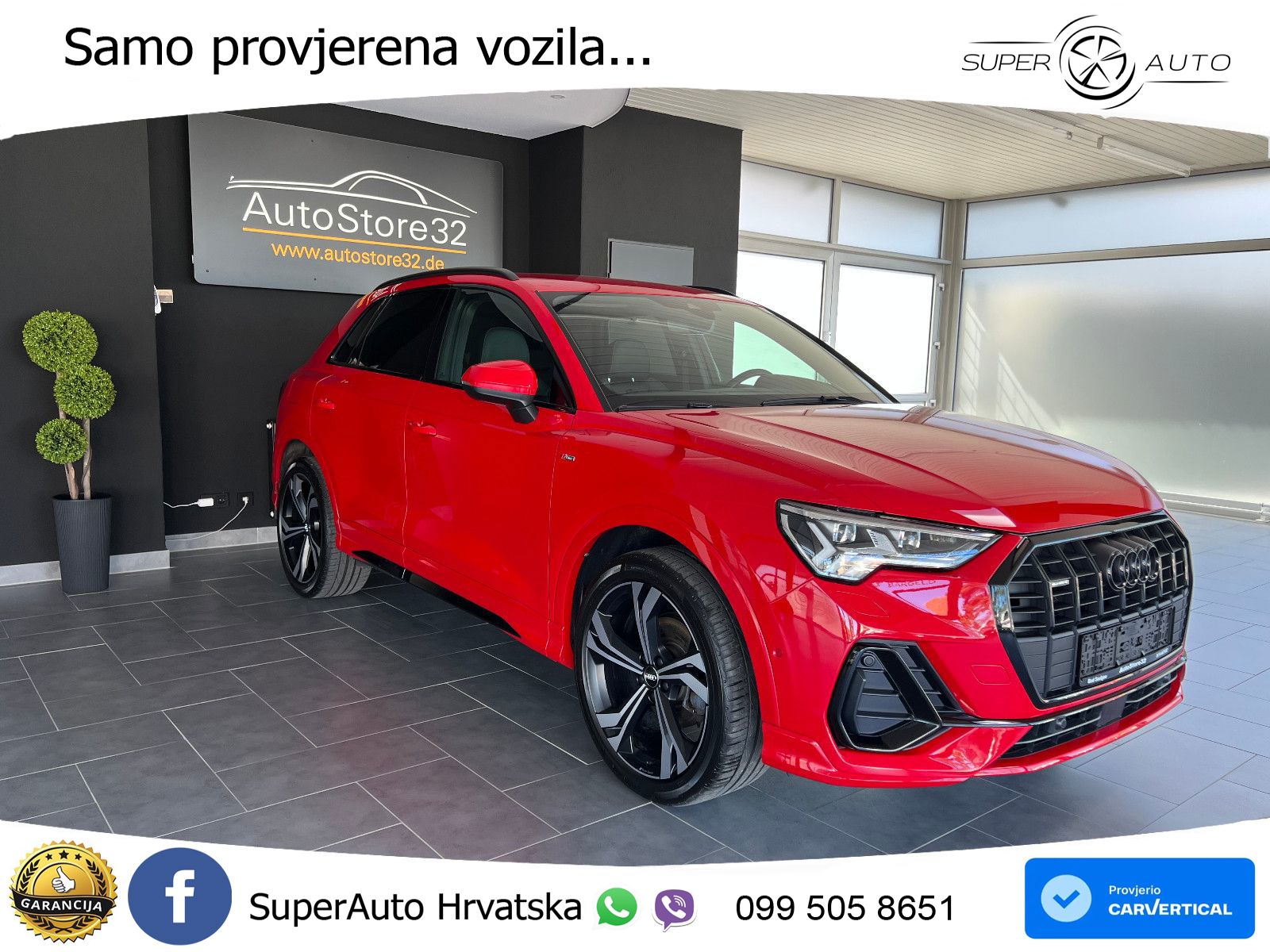 Audi Q3 35 TDI (150 KS) quattro S tronic S line LED+GR SJED+ACC