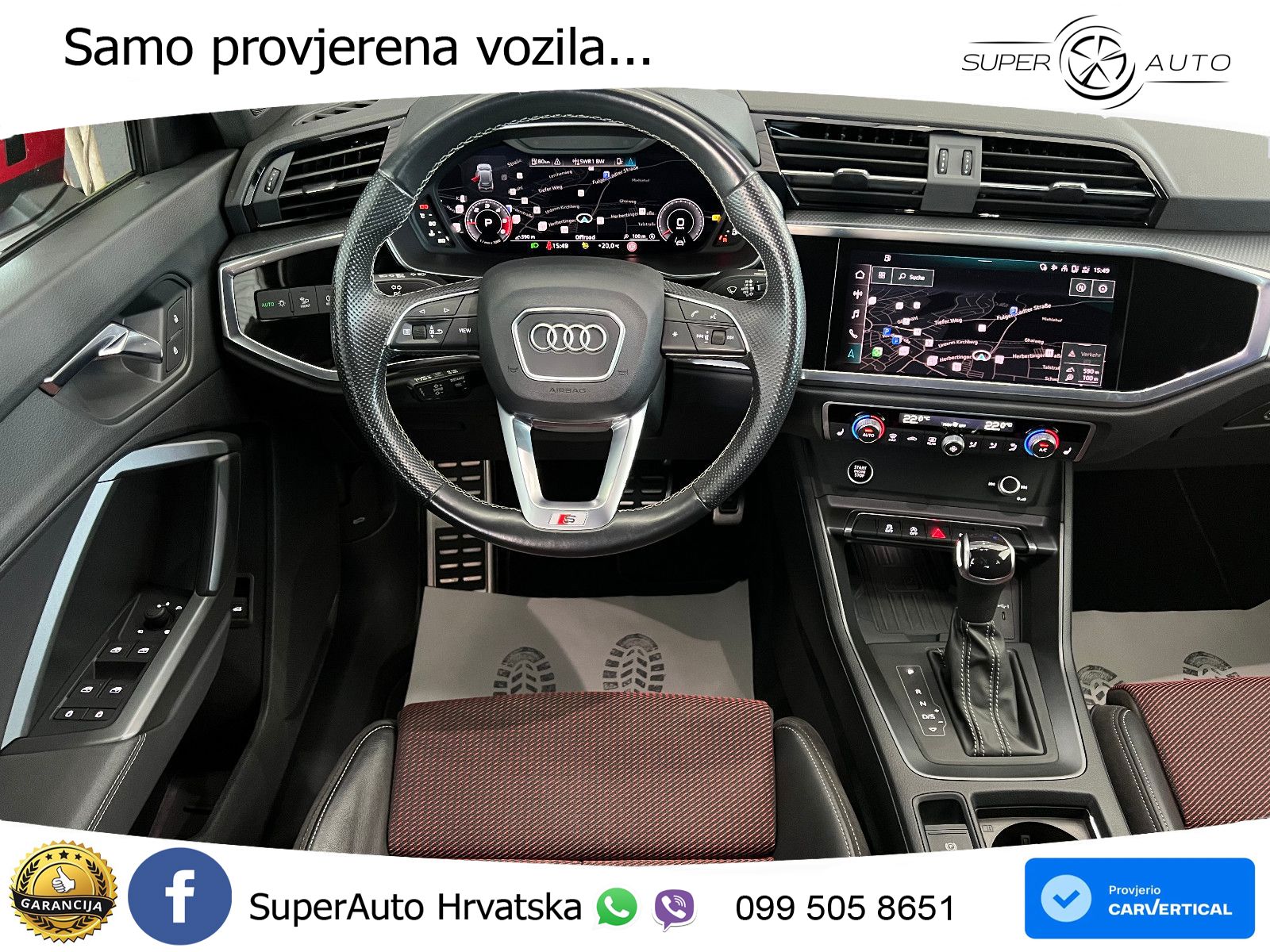 Audi Q3 35 TDI (150 KS) quattro S tronic S line LED+GR SJED+ACC