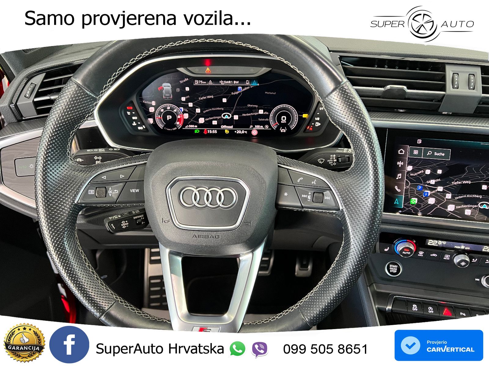 Audi Q3 35 TDI (150 KS) quattro S tronic S line LED+GR SJED+ACC