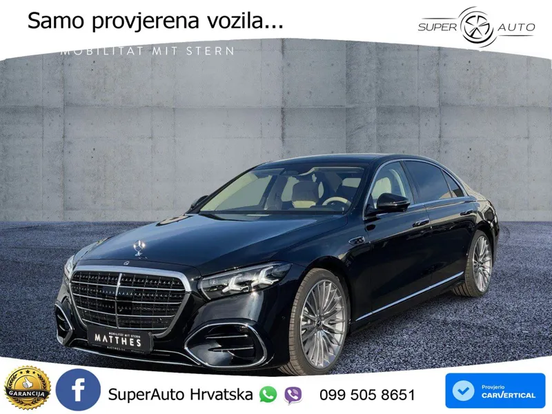Mercedes S 450d (367 KS) EQ Boost 4MATIC 9G-TRONIC AMG ZRAČNI+ACC+GR SJED+KAM+PANO