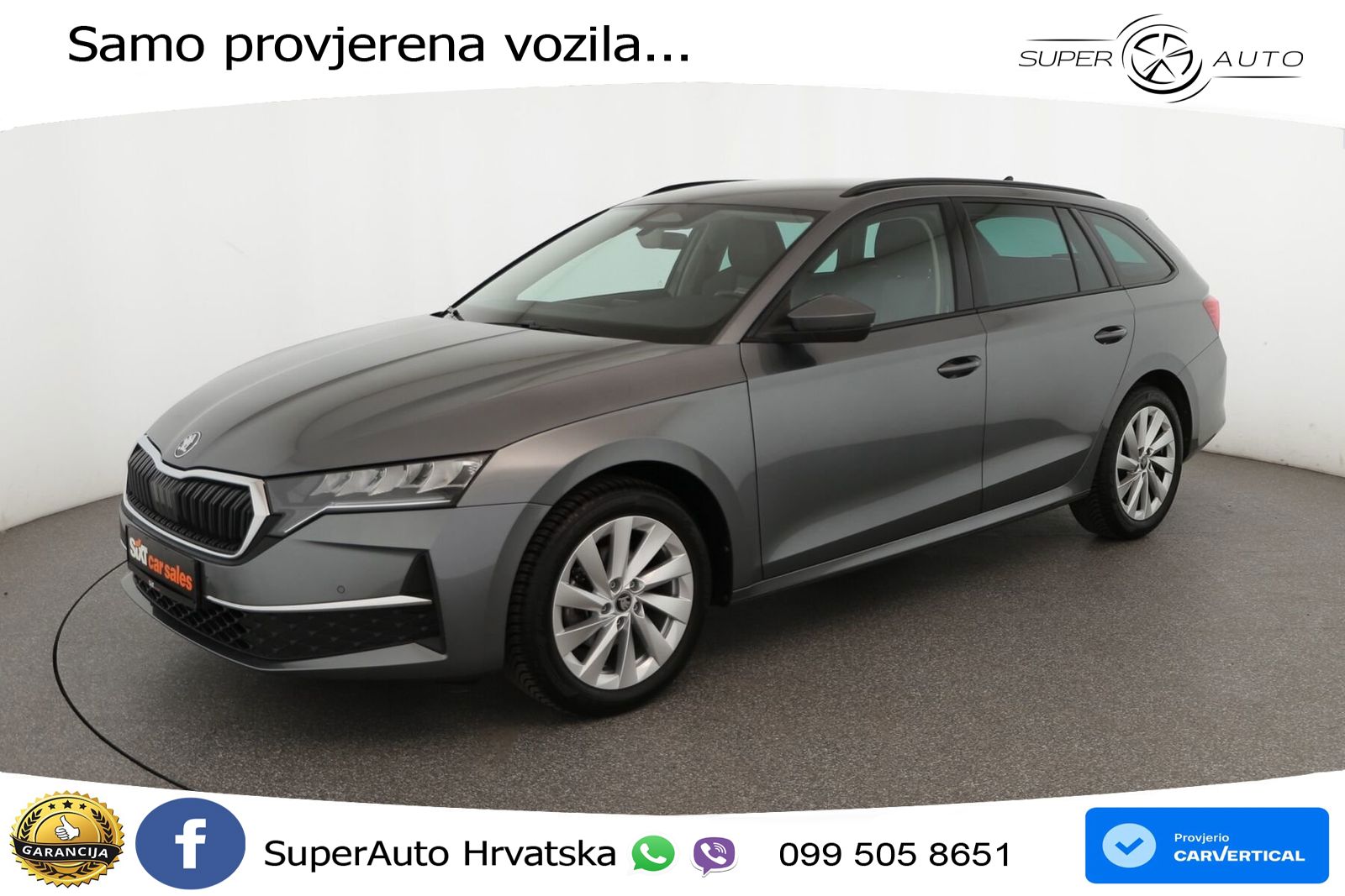 Škoda Octavia Combi 2.0 TDI (150 KS) DSG Selection LED+GR SJED+ACC