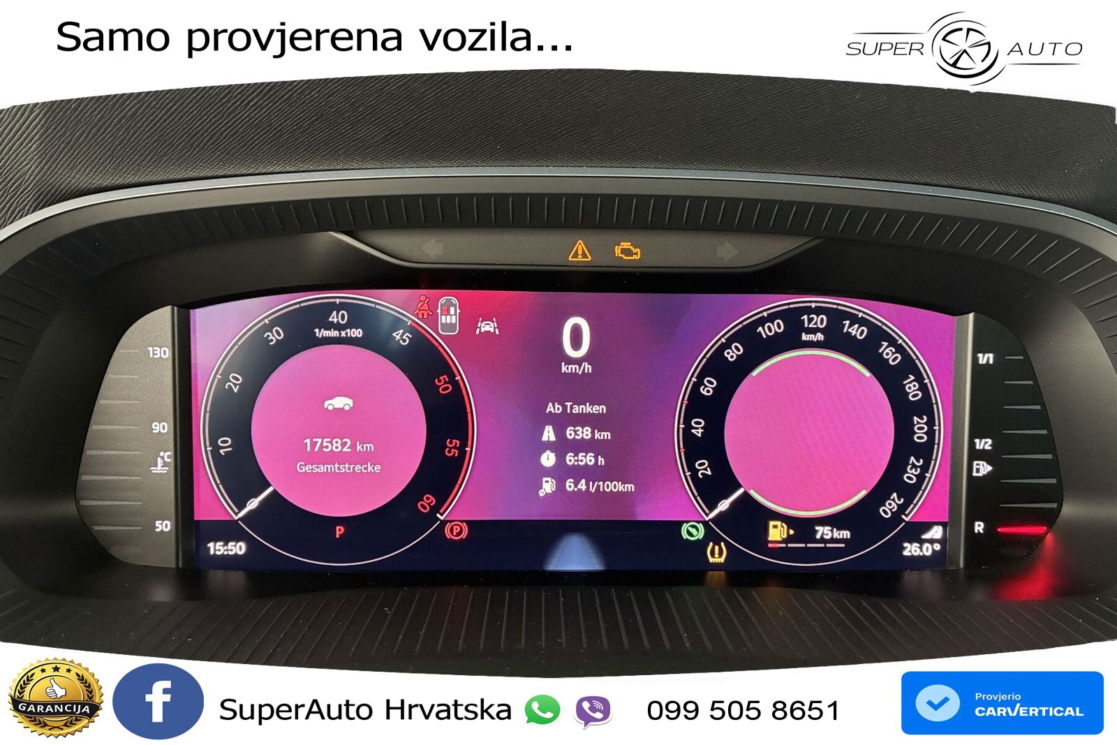 Škoda Octavia Combi 2.0 TDI (150 KS) DSG Selection LED+GR SJED+ACC