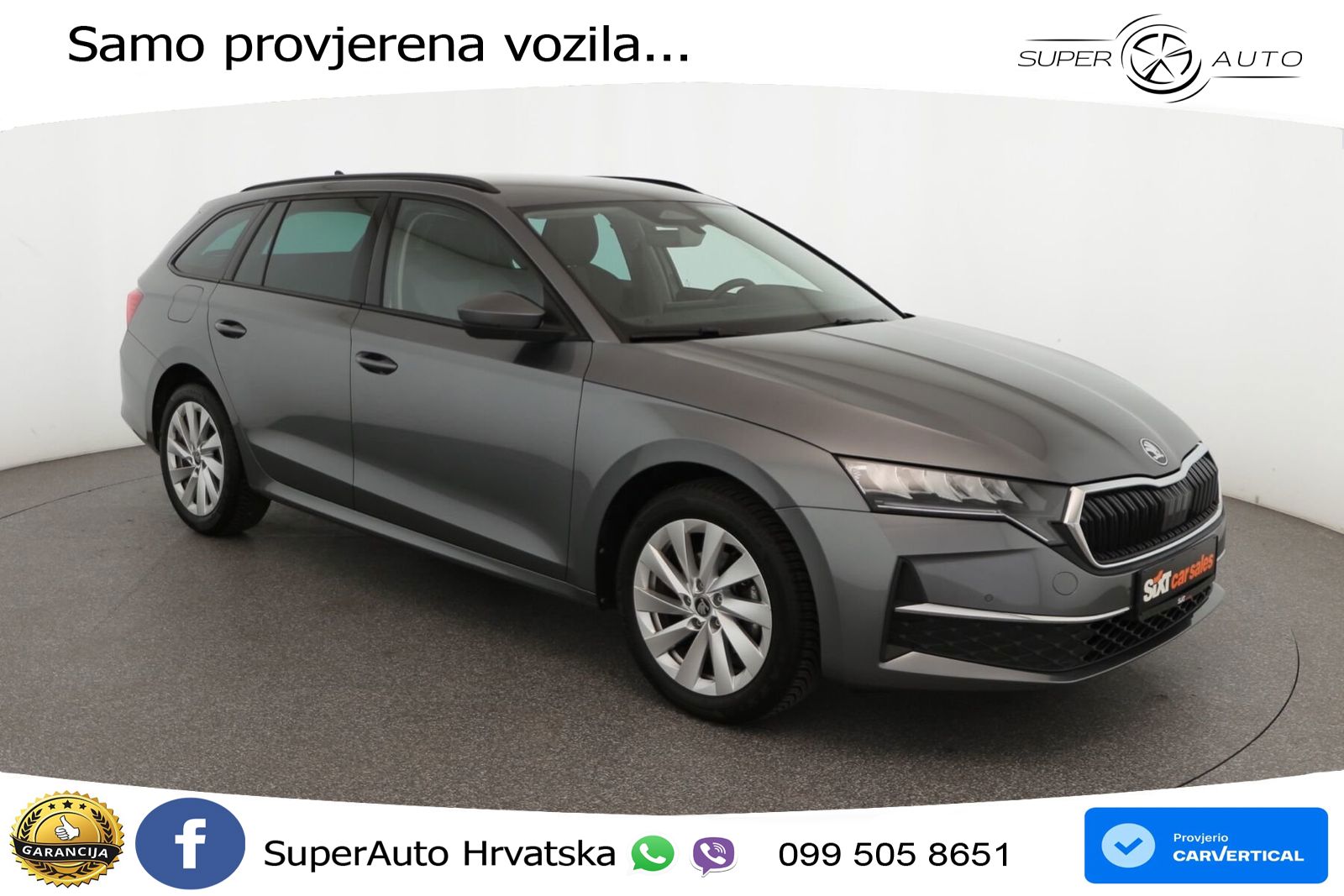 Škoda Octavia Combi 2.0 TDI (150 KS) DSG Selection LED+GR SJED+ACC